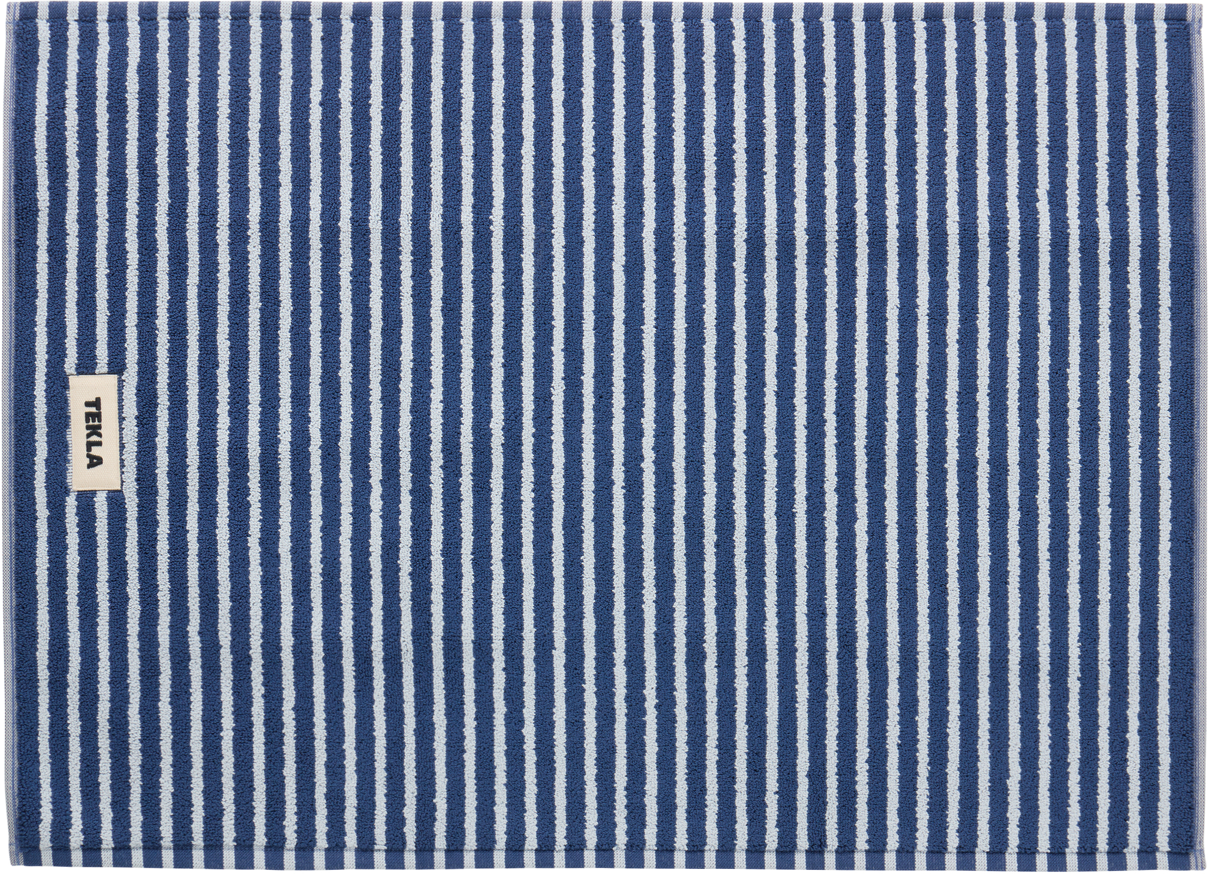 Tekla ネイビー＆ブルー Terry バスマット | SSENSE 日本