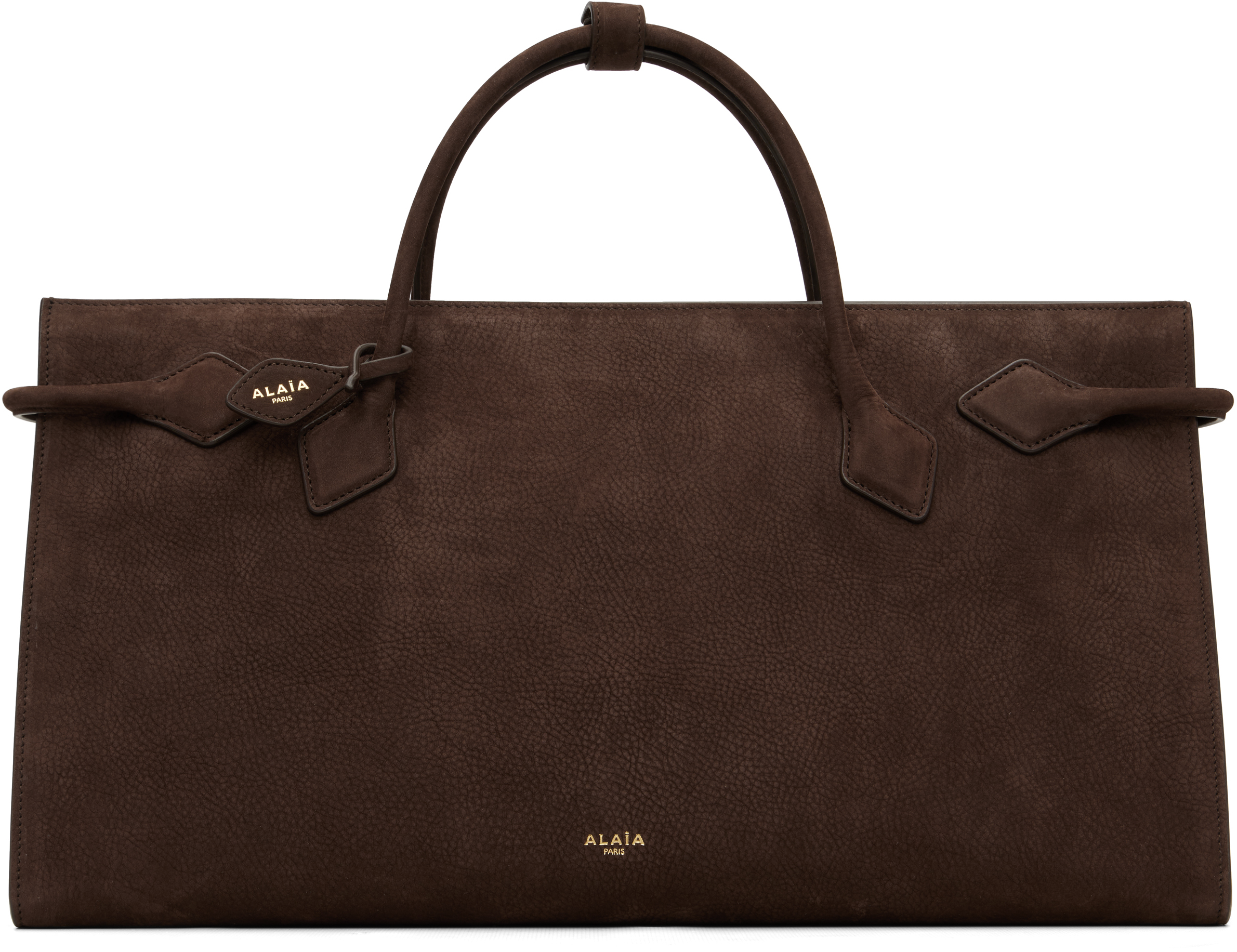 ALAÏA Brown 'Le Teckel' Tote