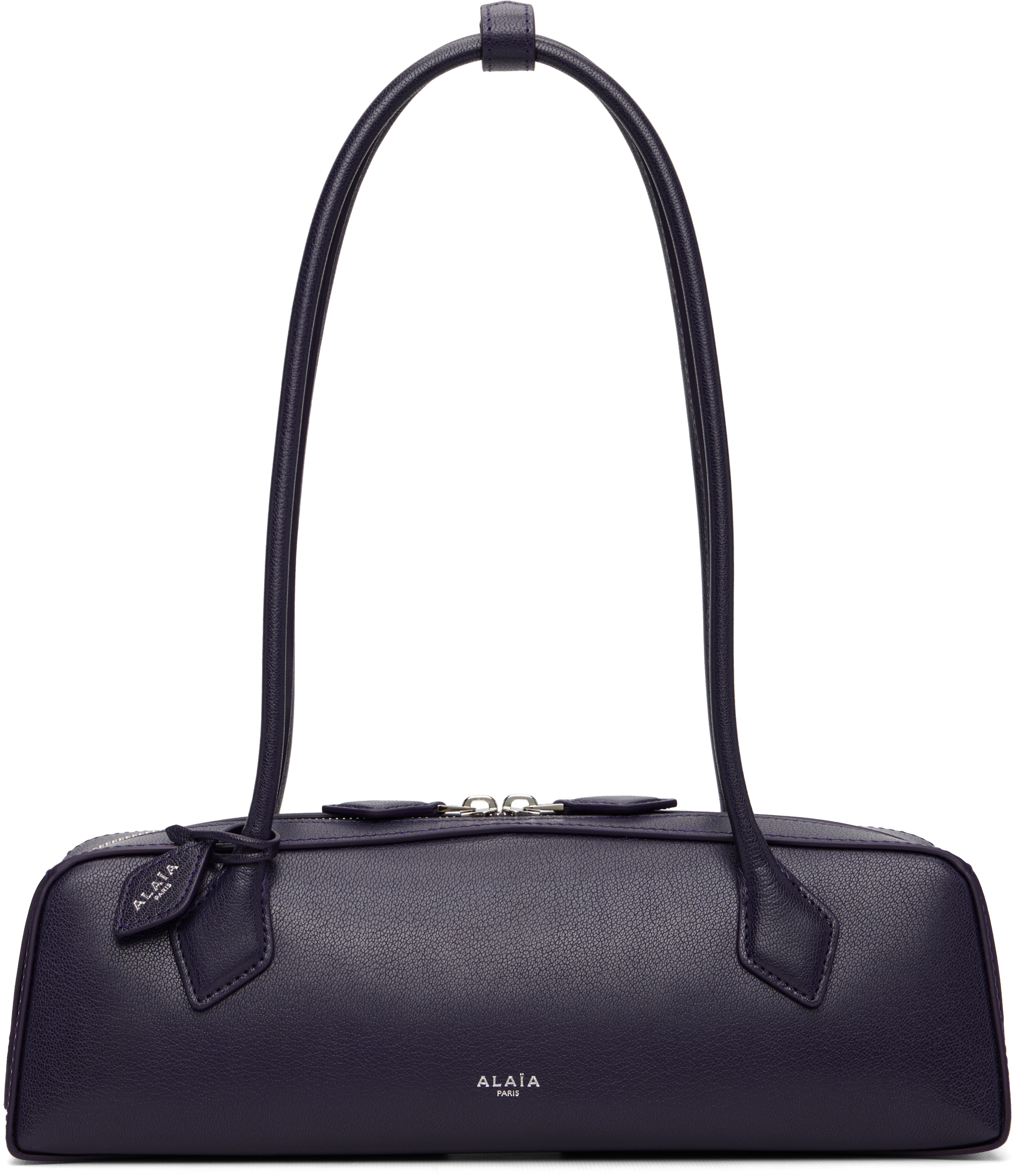 ALAÏA Purple 'Le Teckel' Medium Bag