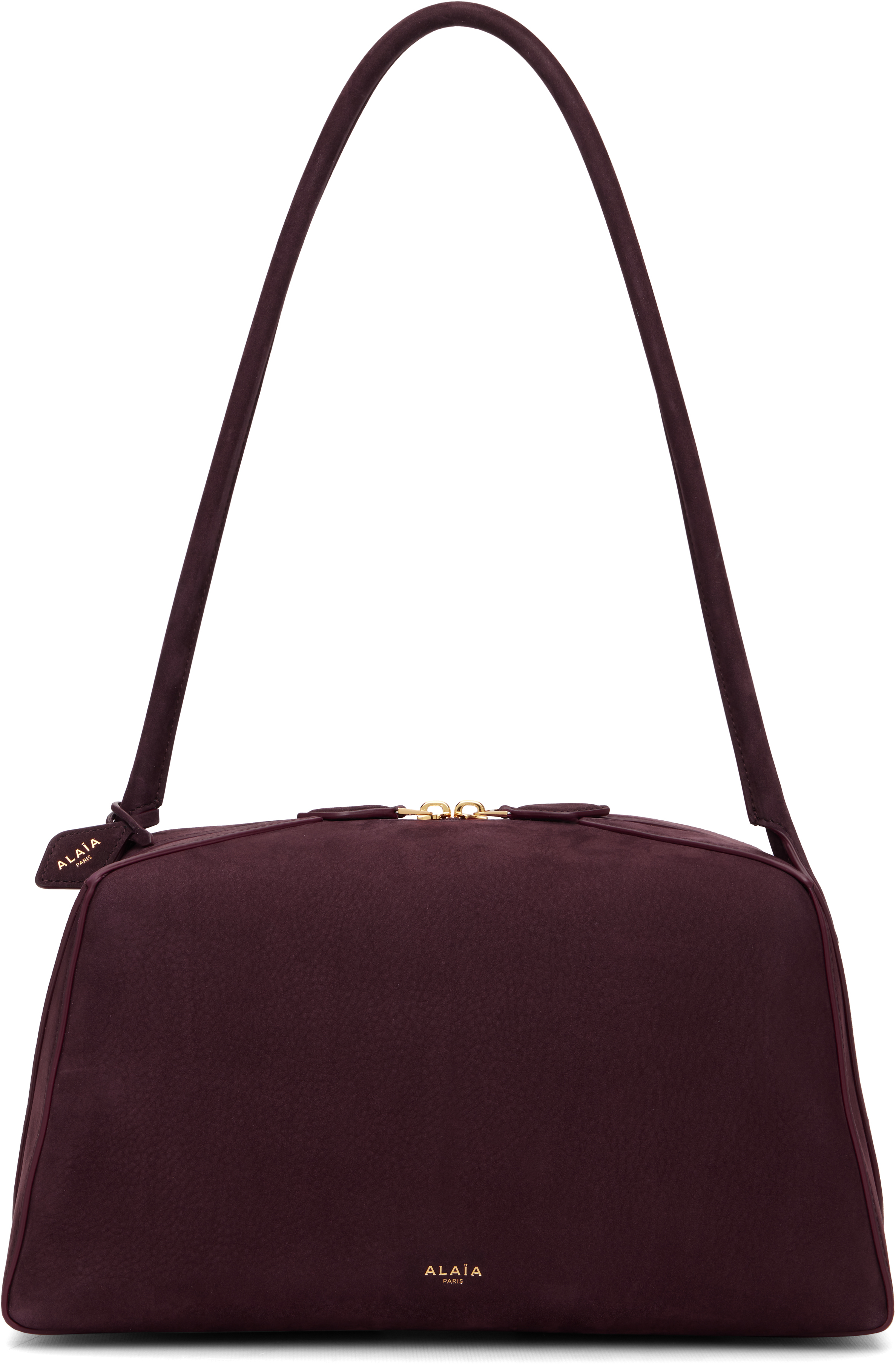 ALAÏA Burgundy 'Le Bouledogue' Bag