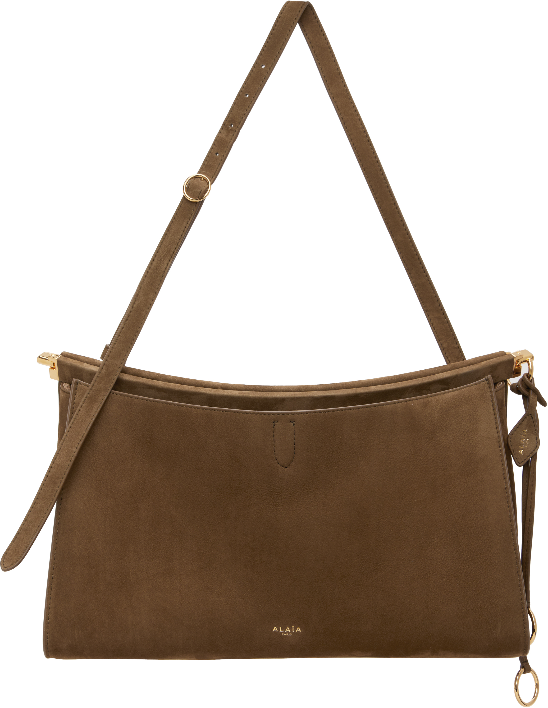 ALAÏA Khaki 'Le Click' Pocket 35 Bag