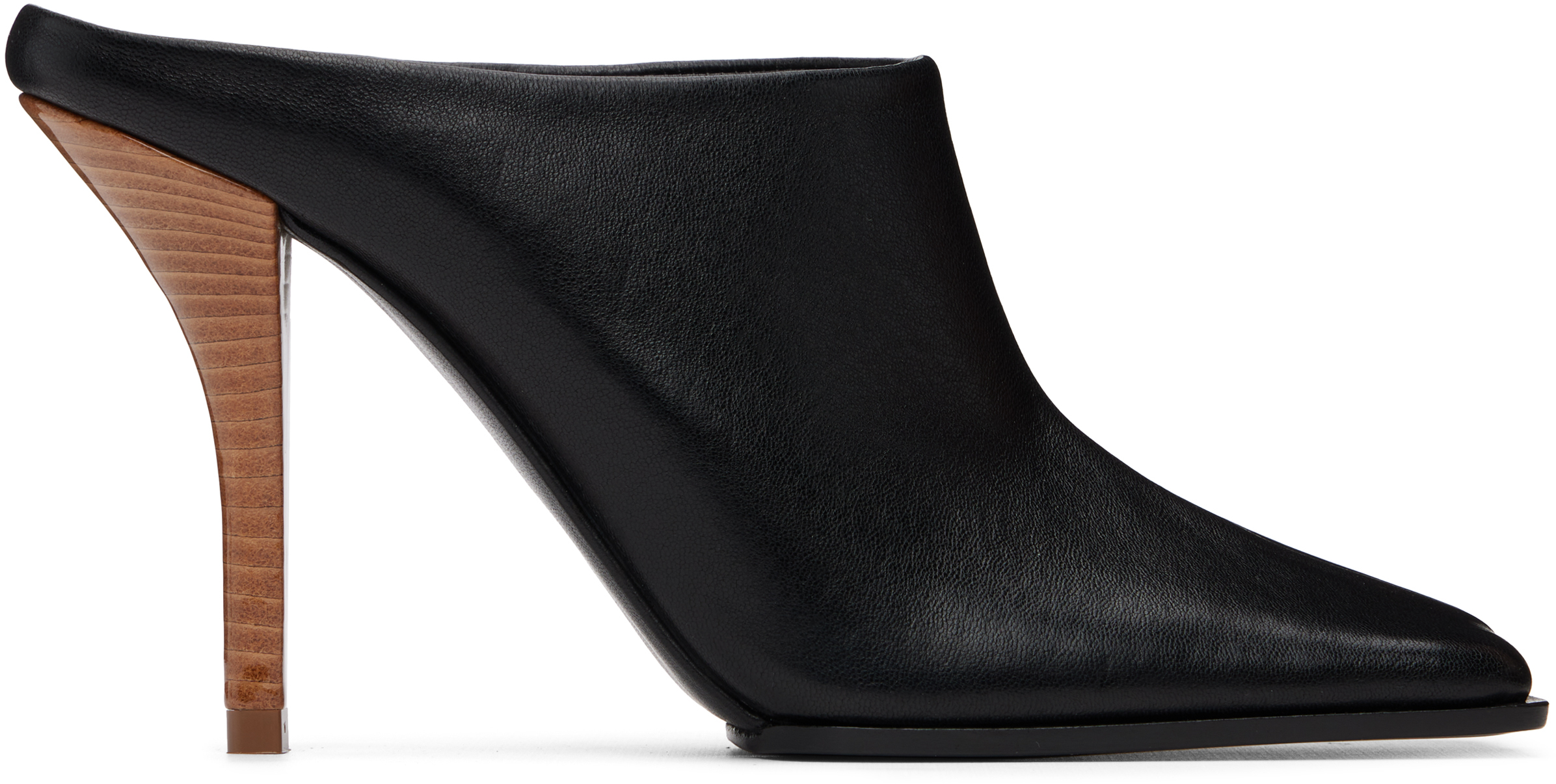 ALAÏA Black Mule Heels