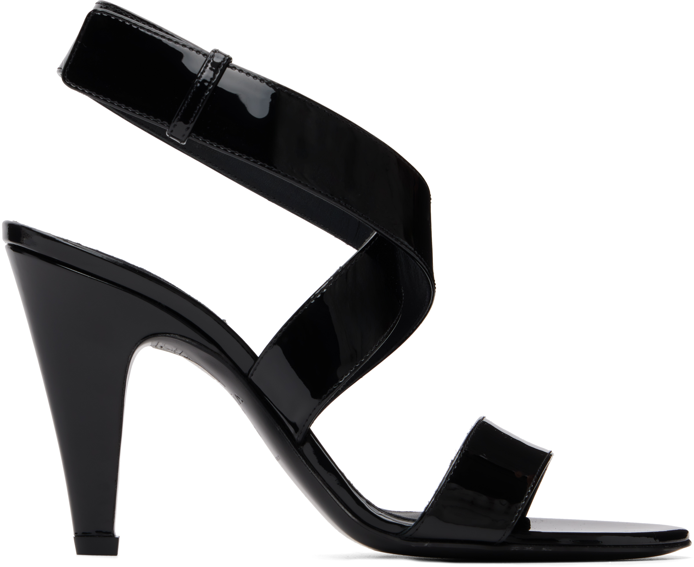 ALAÏA Black Cone Heeled Sandals