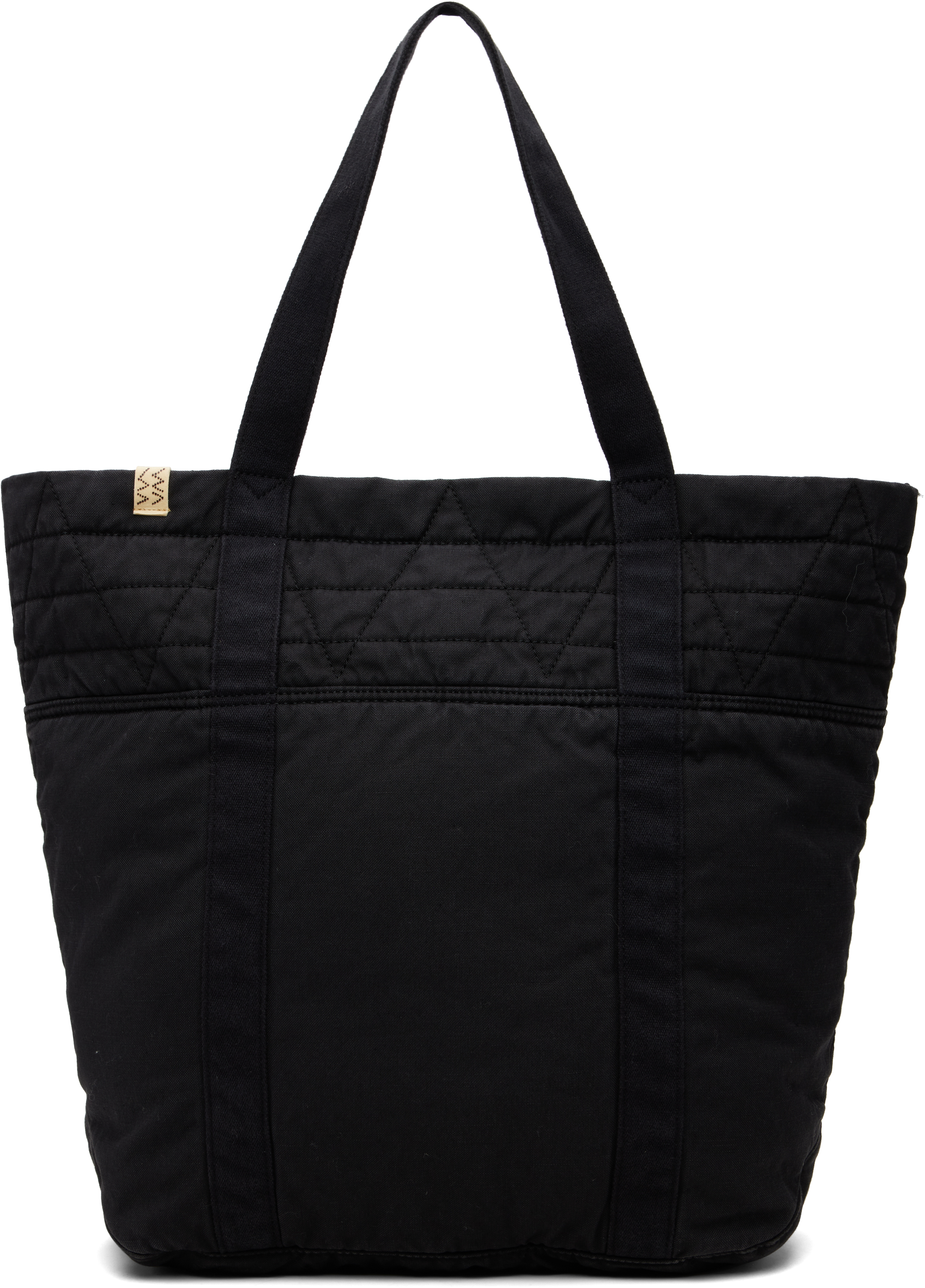 visvim: Black Medium N.A.P. Tote | SSENSE