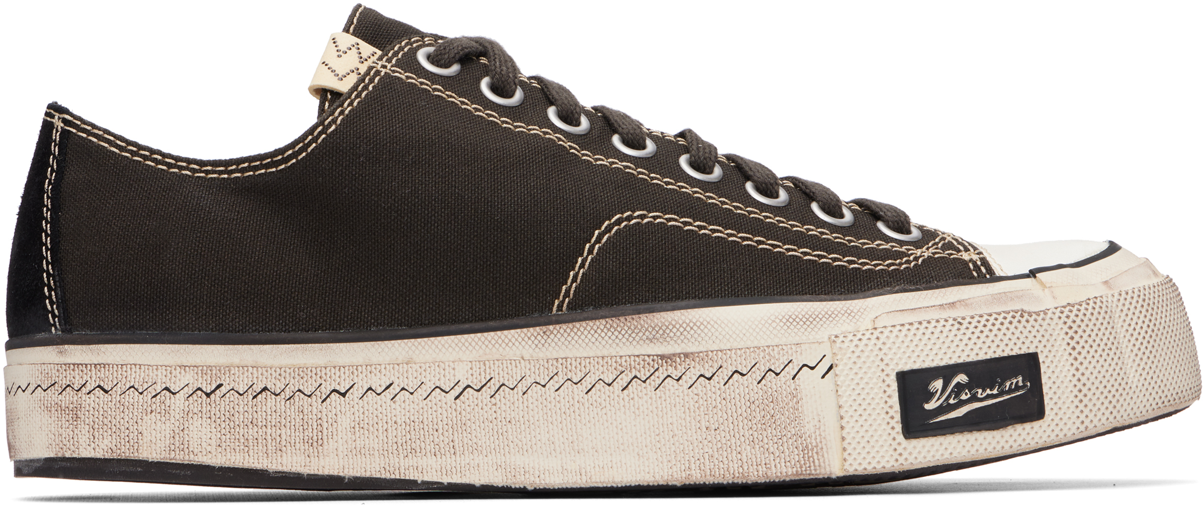 visvim: グレー Skagway Lo G.Patten スニーカー | SSENSE 日本