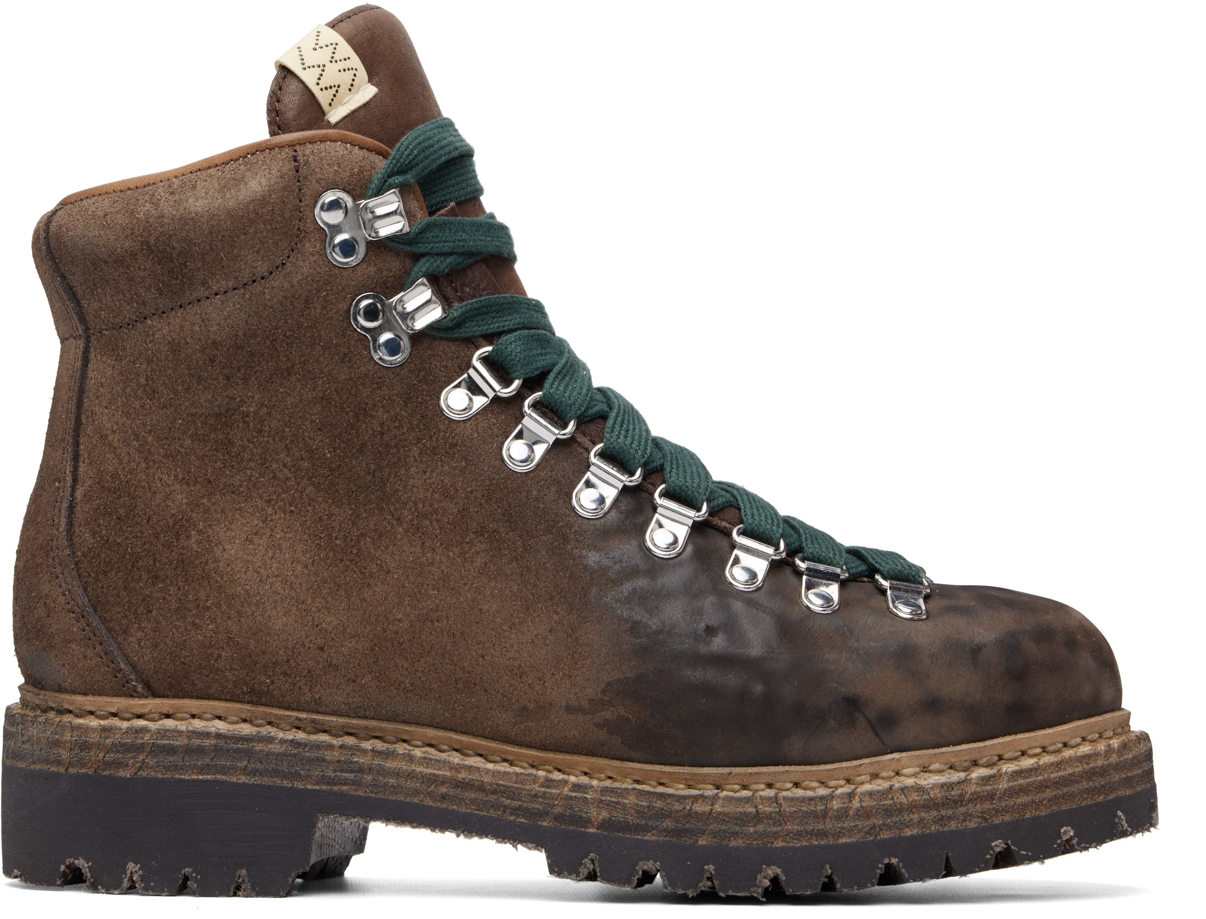 visvim: ブラウン Whymper ブーツ | SSENSE 日本