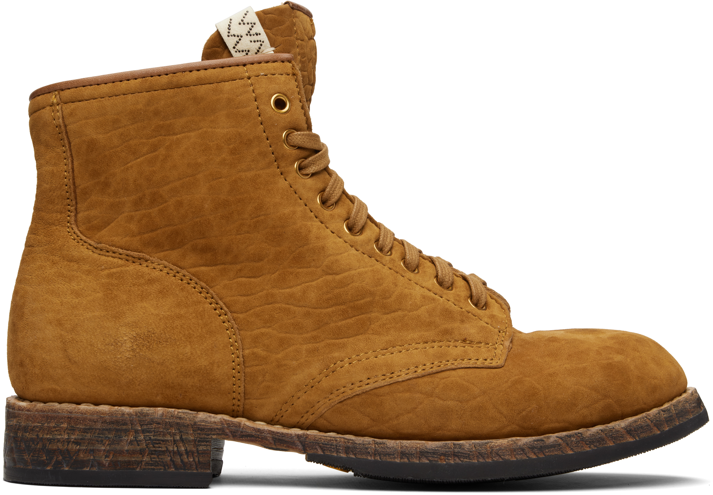 visvim Tan Brigadier Mid-Folk Boots