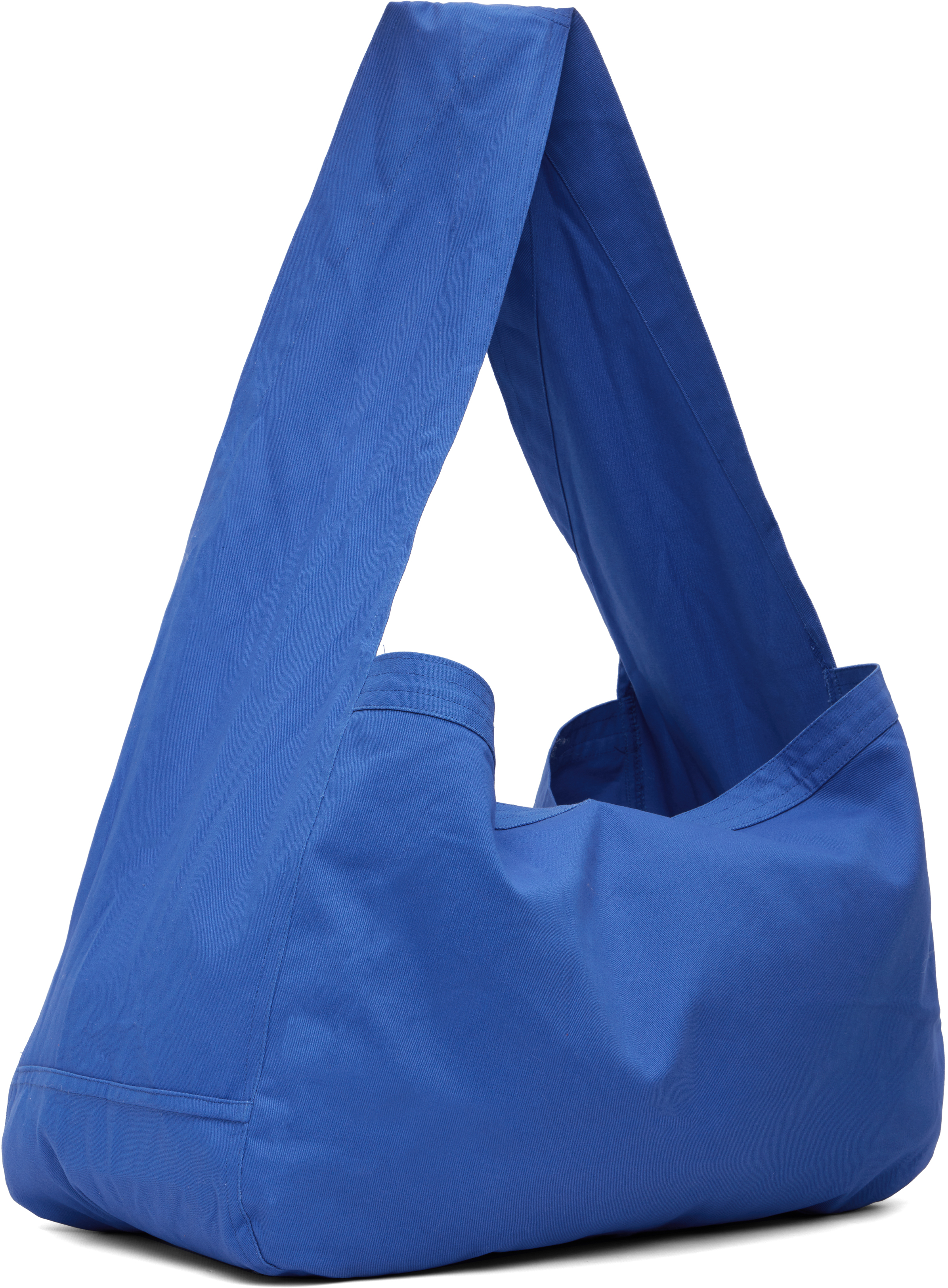 Sc103 Blue Cocoon Bag In Blue