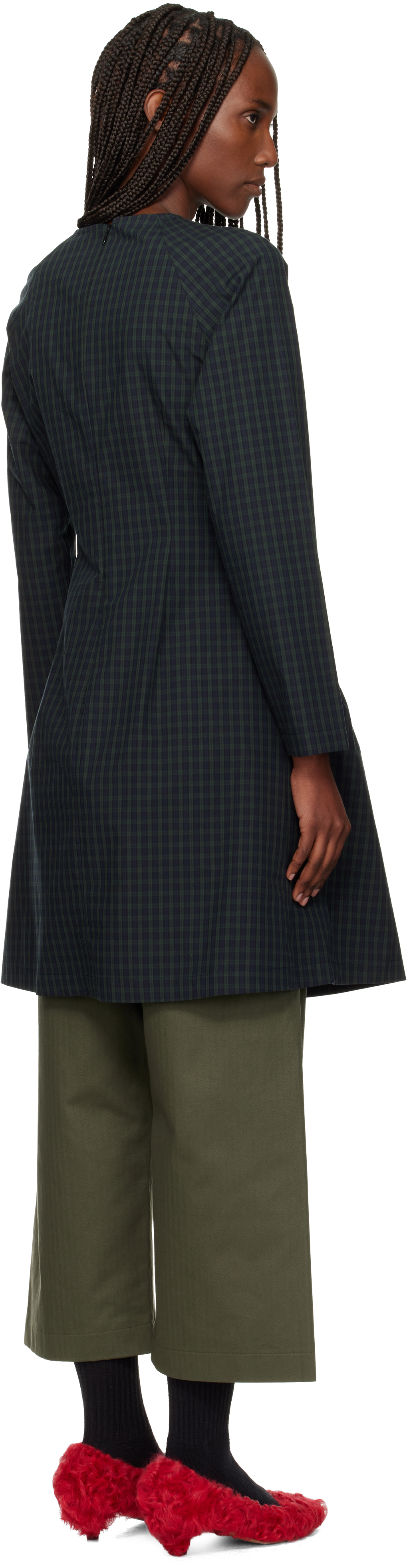 Sc103 Green Scene Minidress In Purple