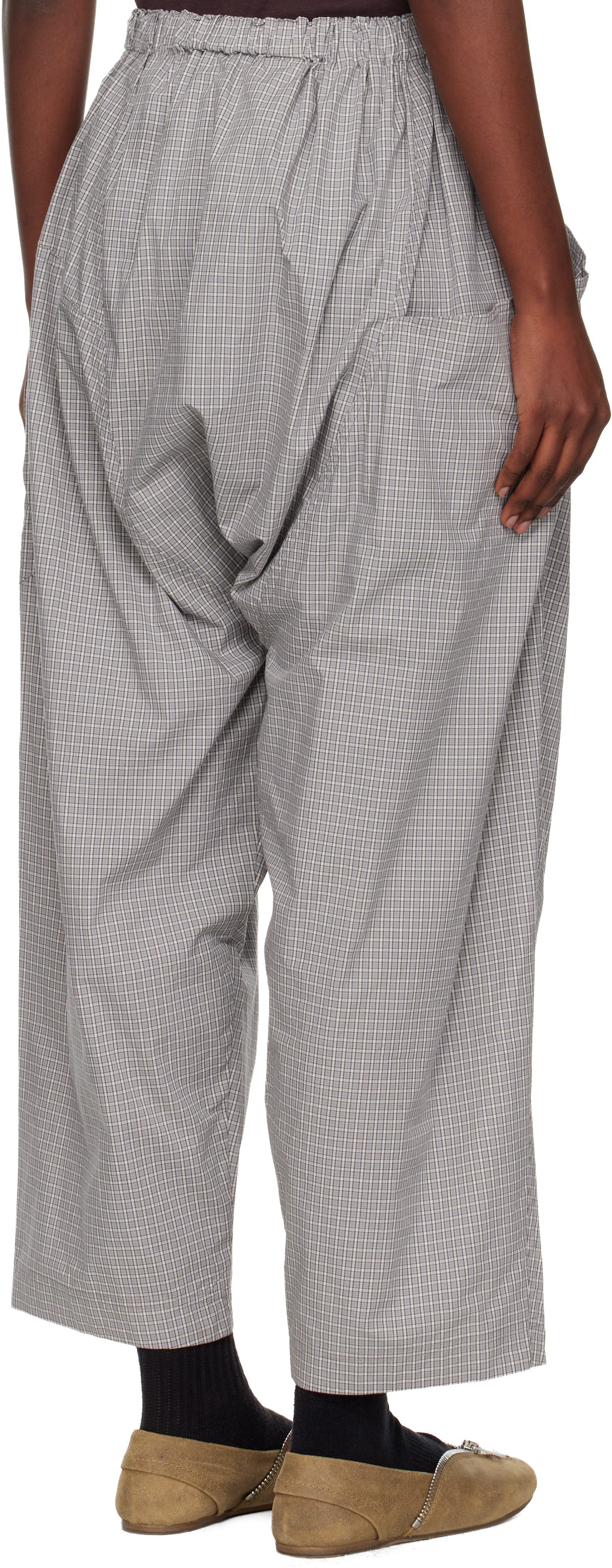Sc103 Gray Atlas Trousers In Gray