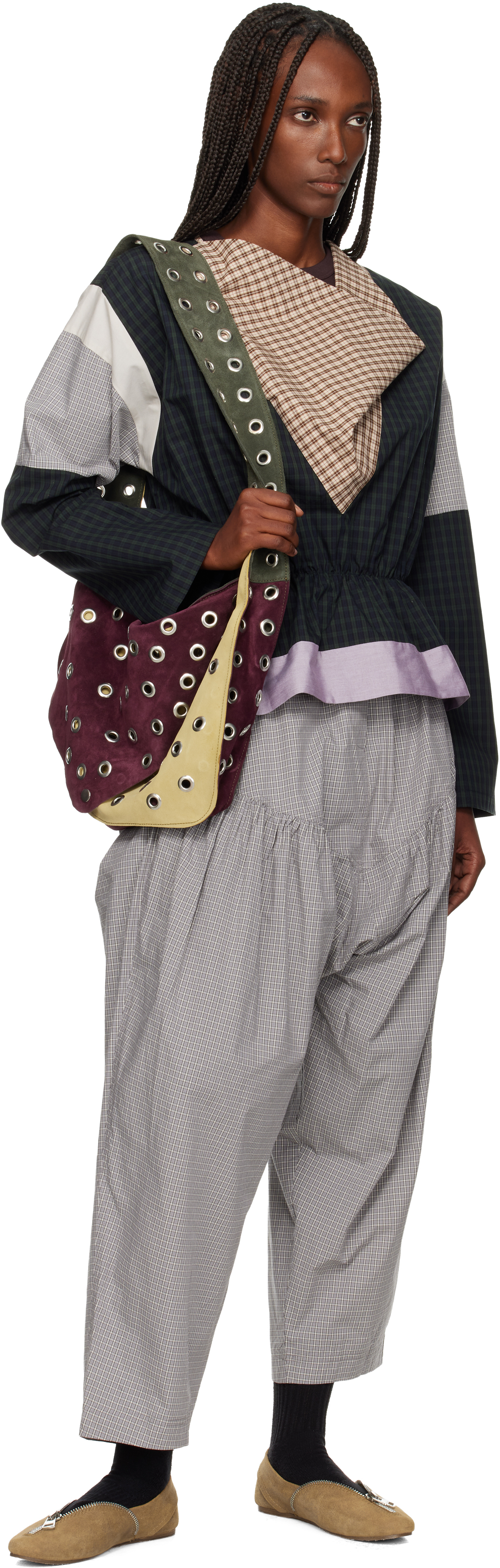 Sc103 Gray Atlas Trousers In Gray