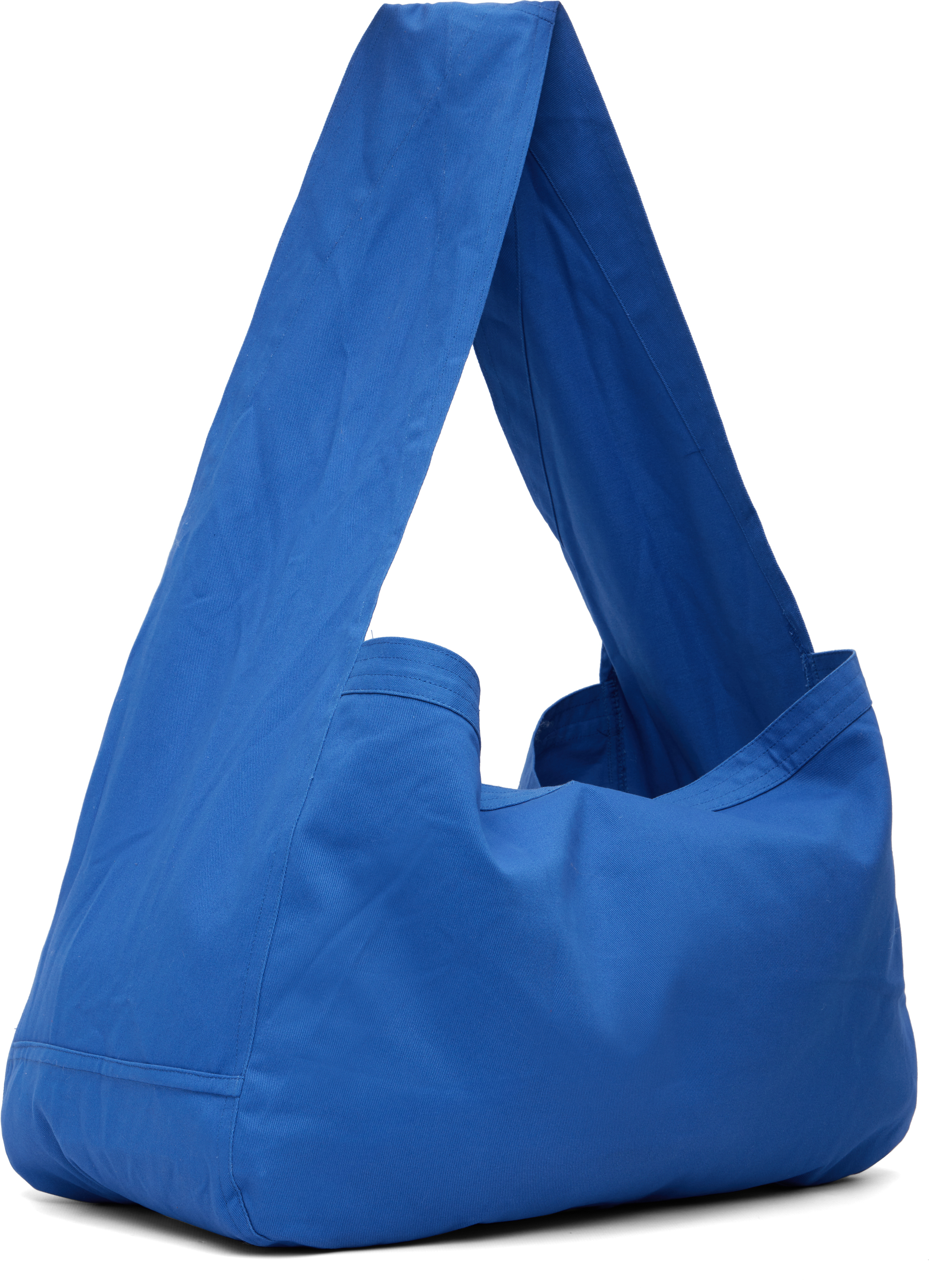 Sc103 Blue Cocoon Bag In Blue