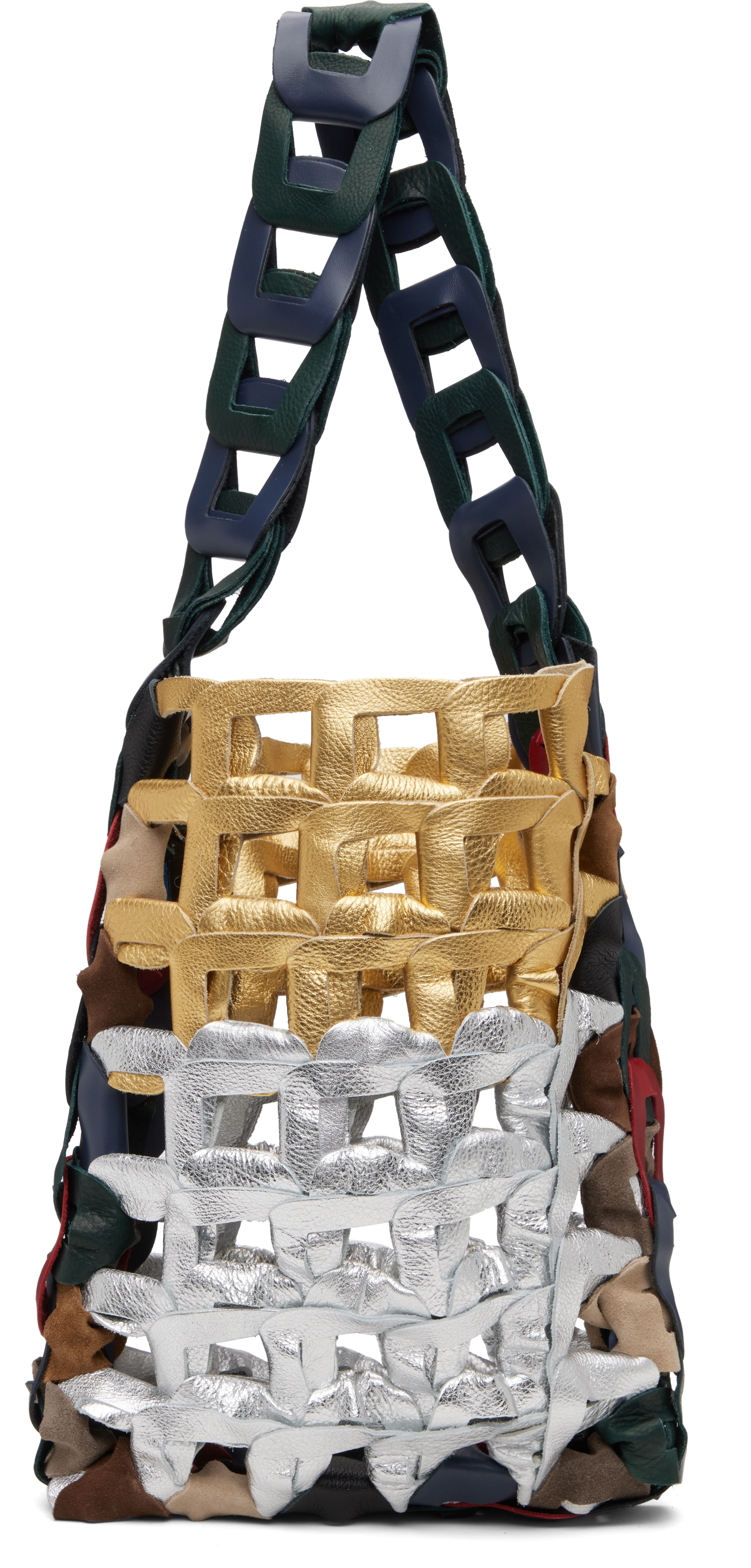 Sc103 Multicolor Links Medium Tote In Multi