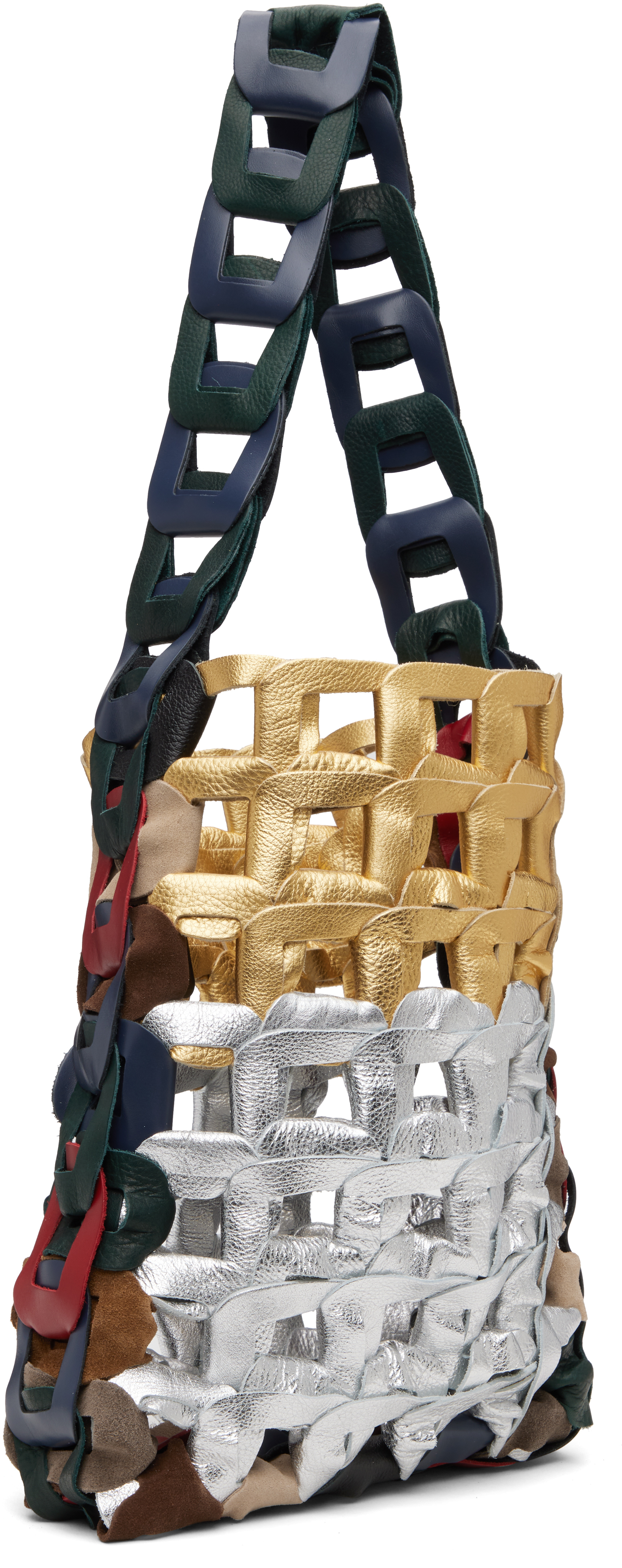 Sc103 Multicolor Links Medium Tote In Multi