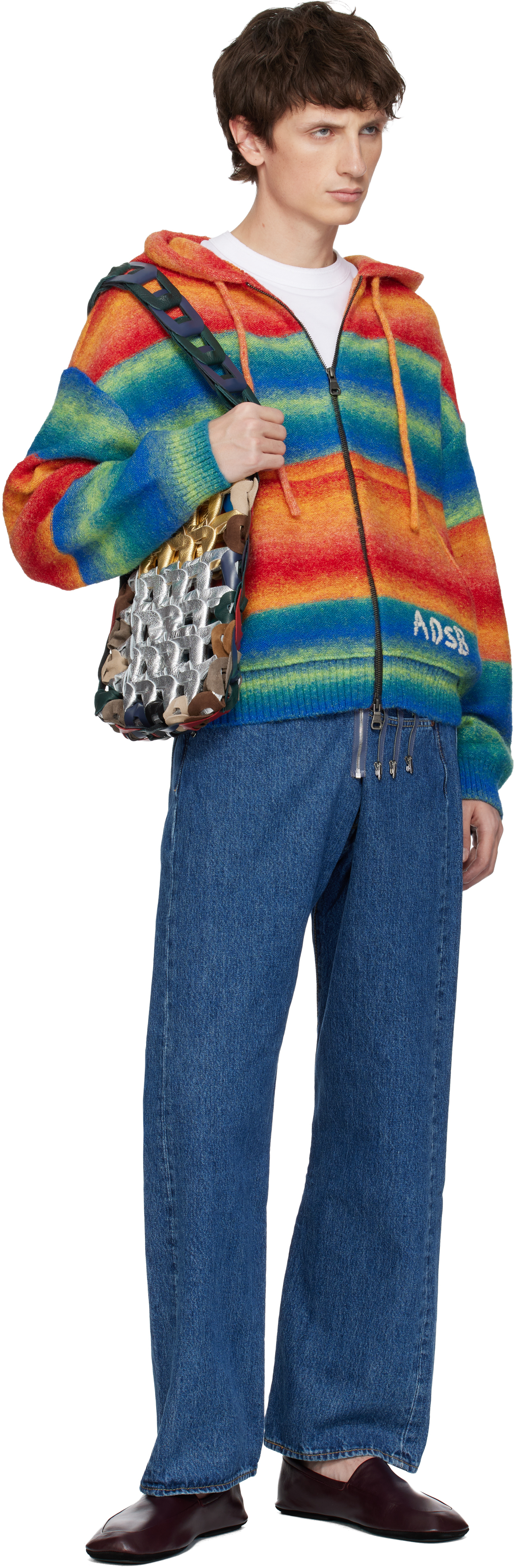 Sc103 Multicolor Links Medium Tote In Multi