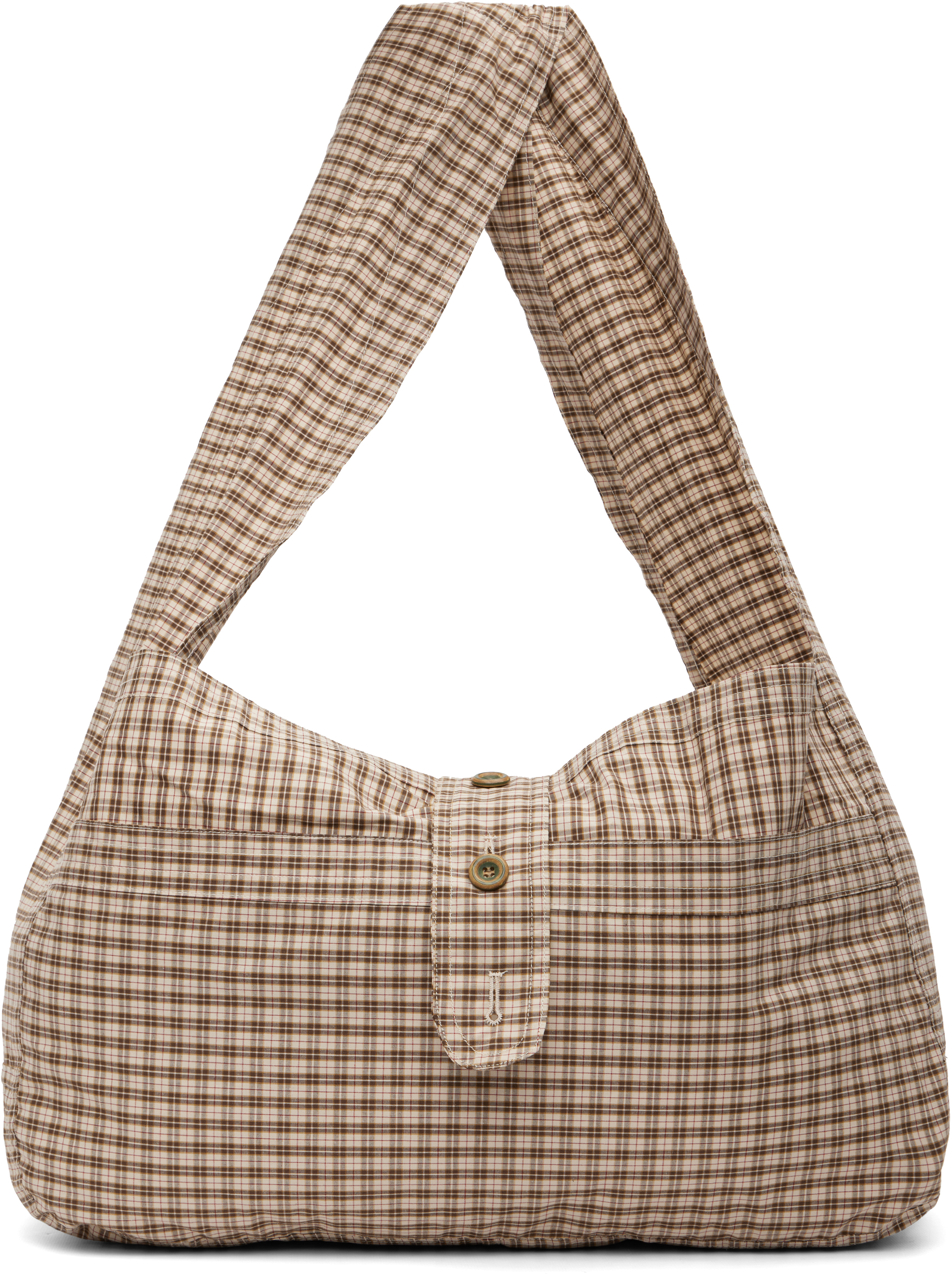 Sc103 Ssense Exclusive Beige Cocoon Bag In Brown