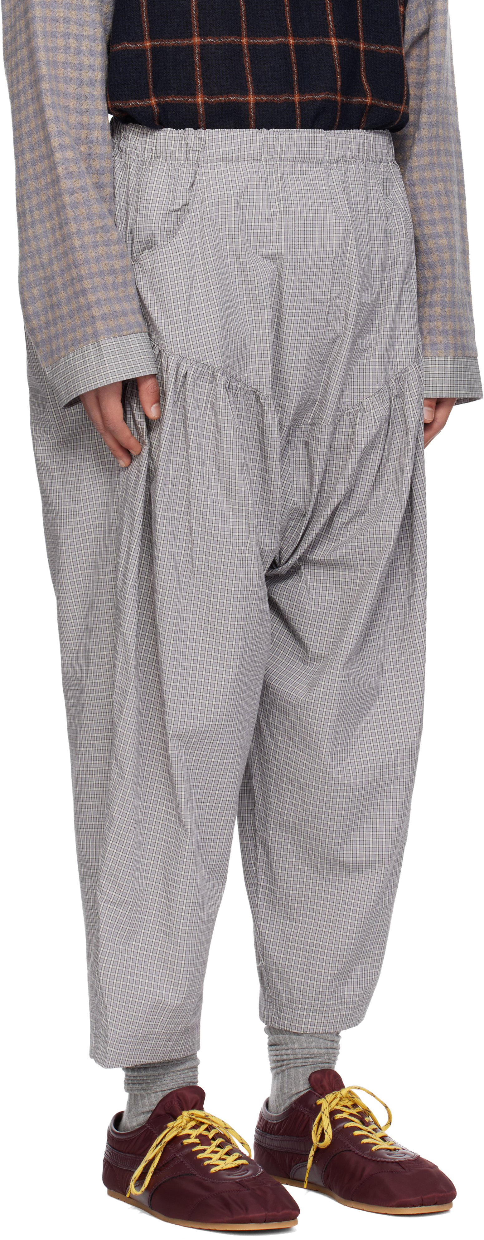 Sc103 Gray Atlas Trousers In Gray