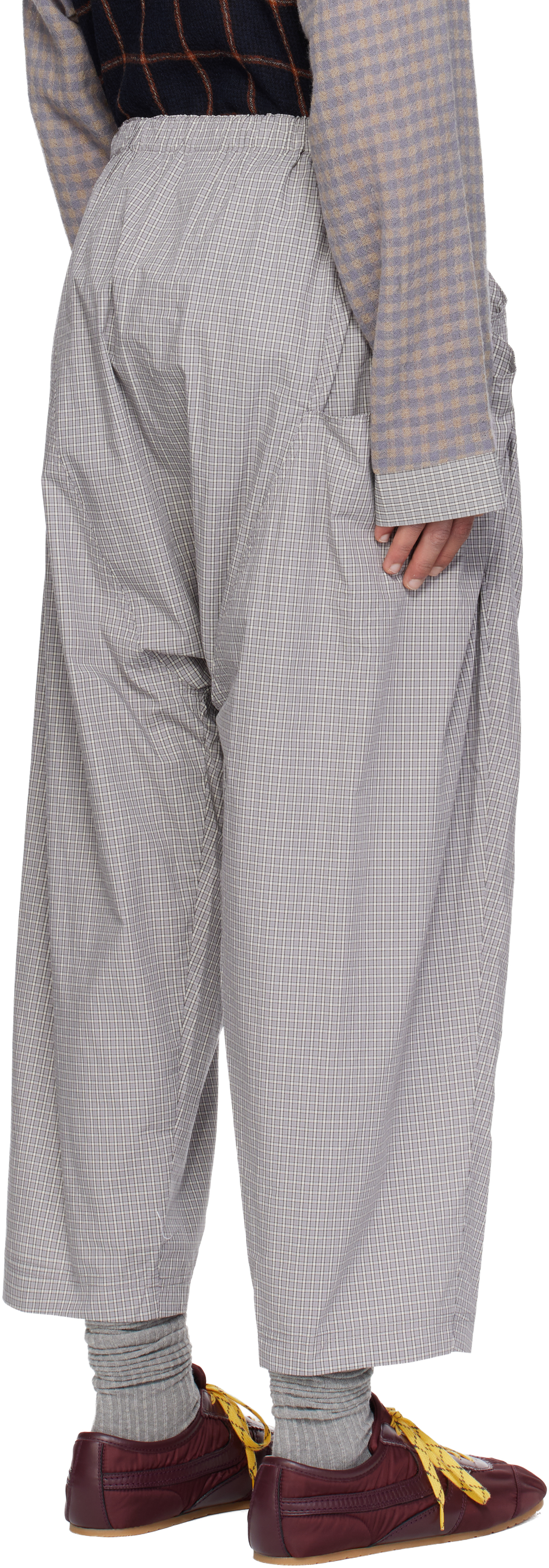 Sc103 Gray Atlas Trousers In Gray