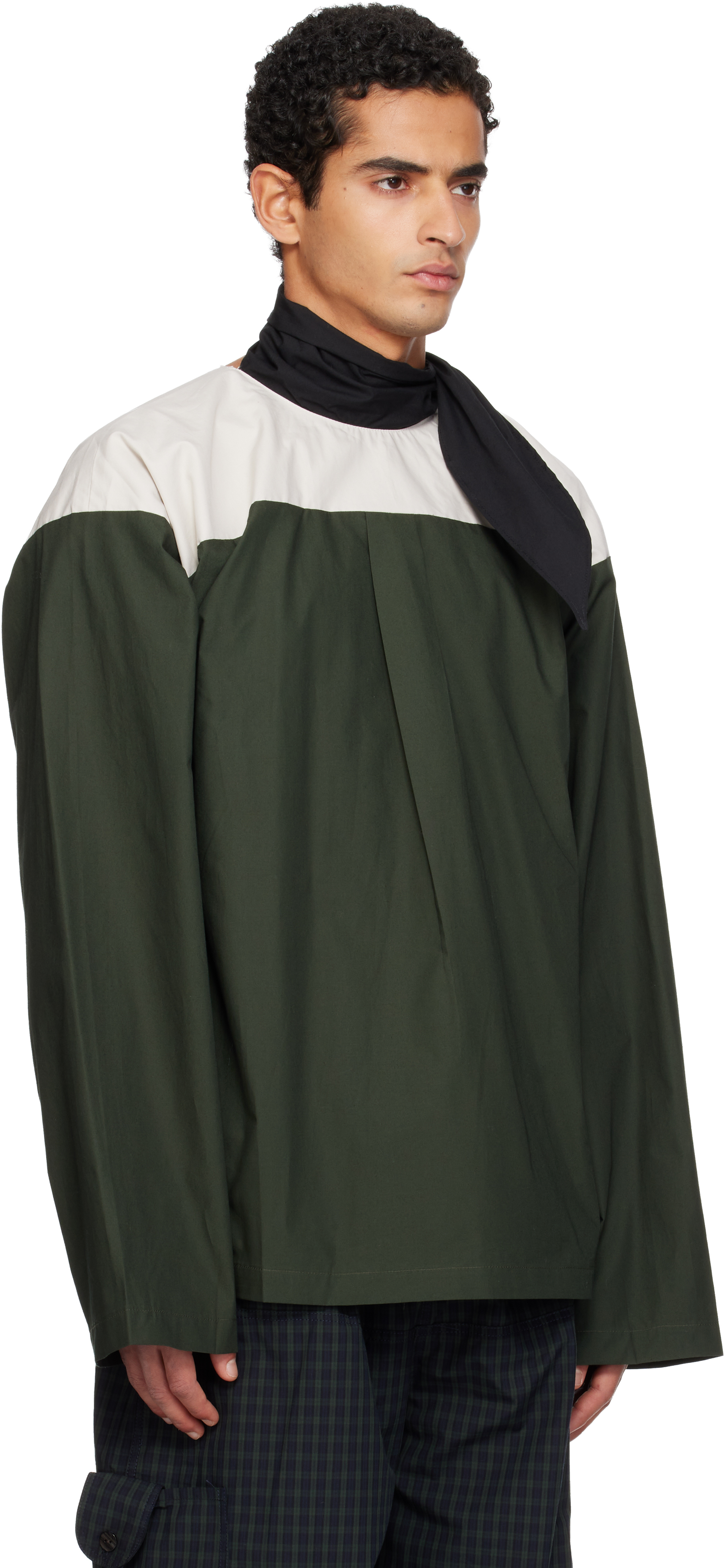 Sc103 Green Compass Shirt In Green