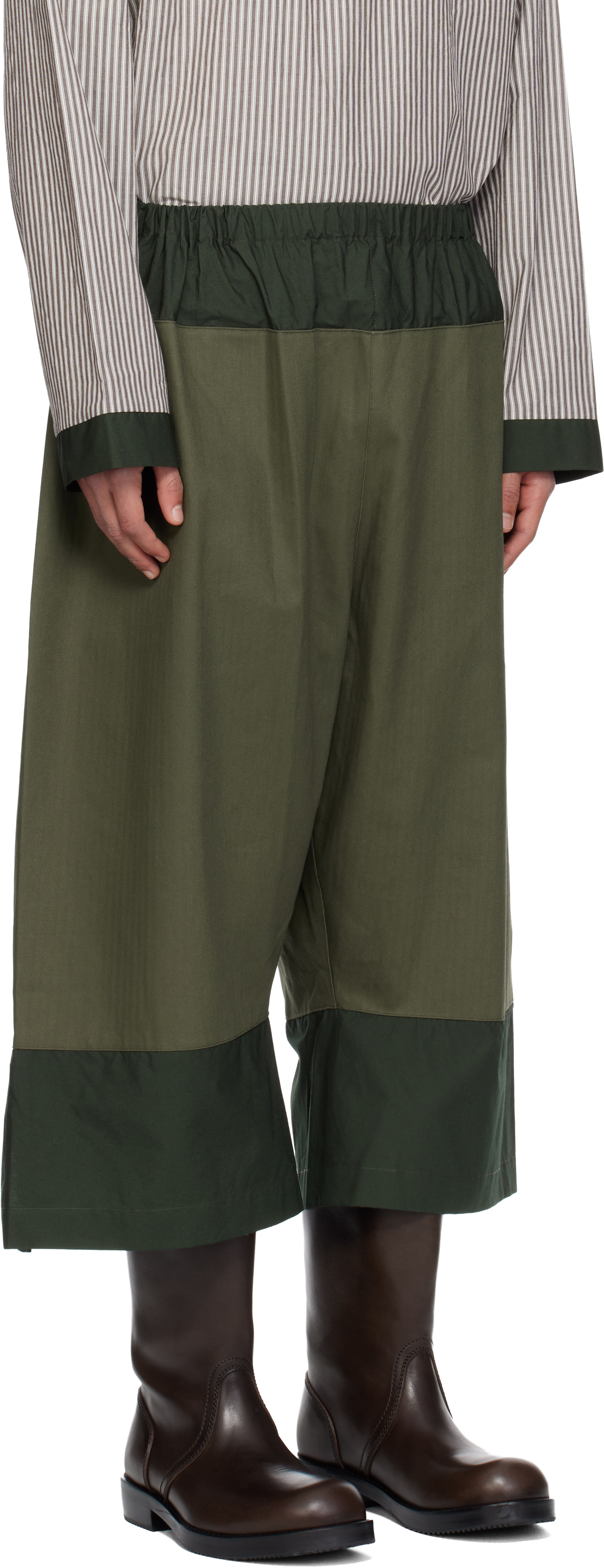 Sc103 Ssense Exclusive Khaki Knoll Shorts In Green