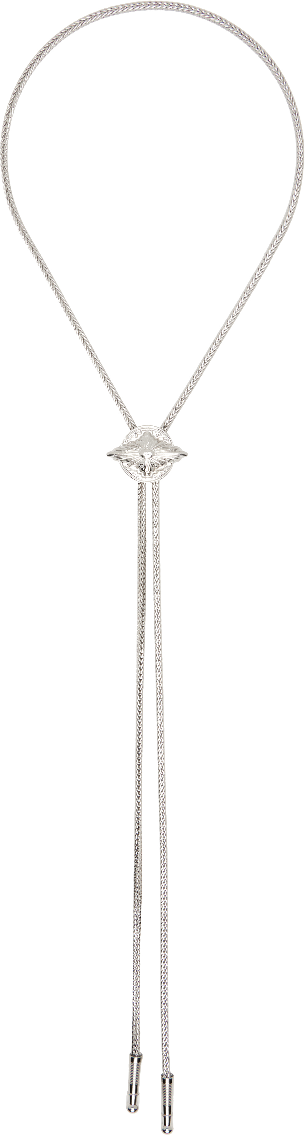 Toga Pulla: Metal Loop Tie Necklace | SSENSE