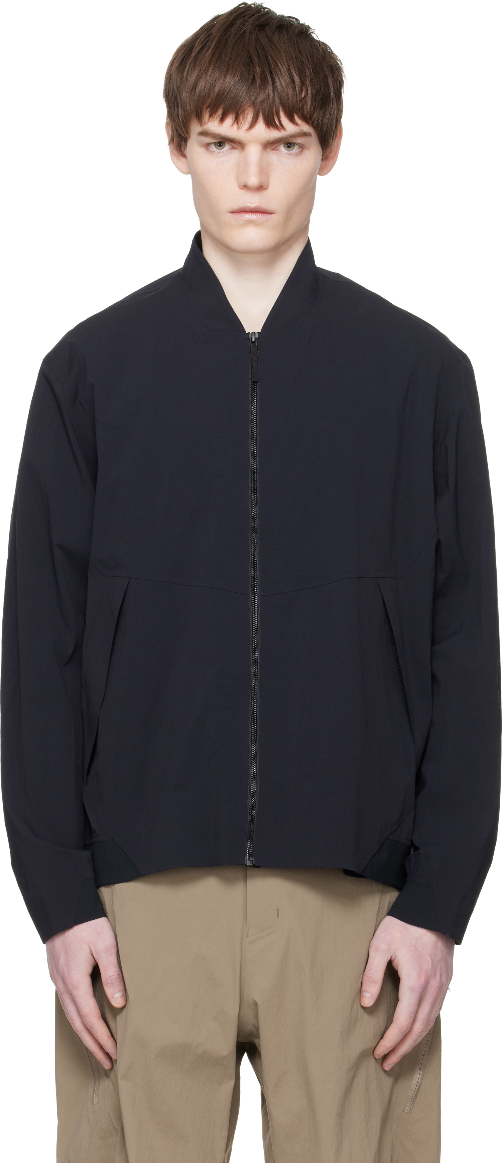 Veilance: Black Diode Bomber Jacket | SSENSE Canada