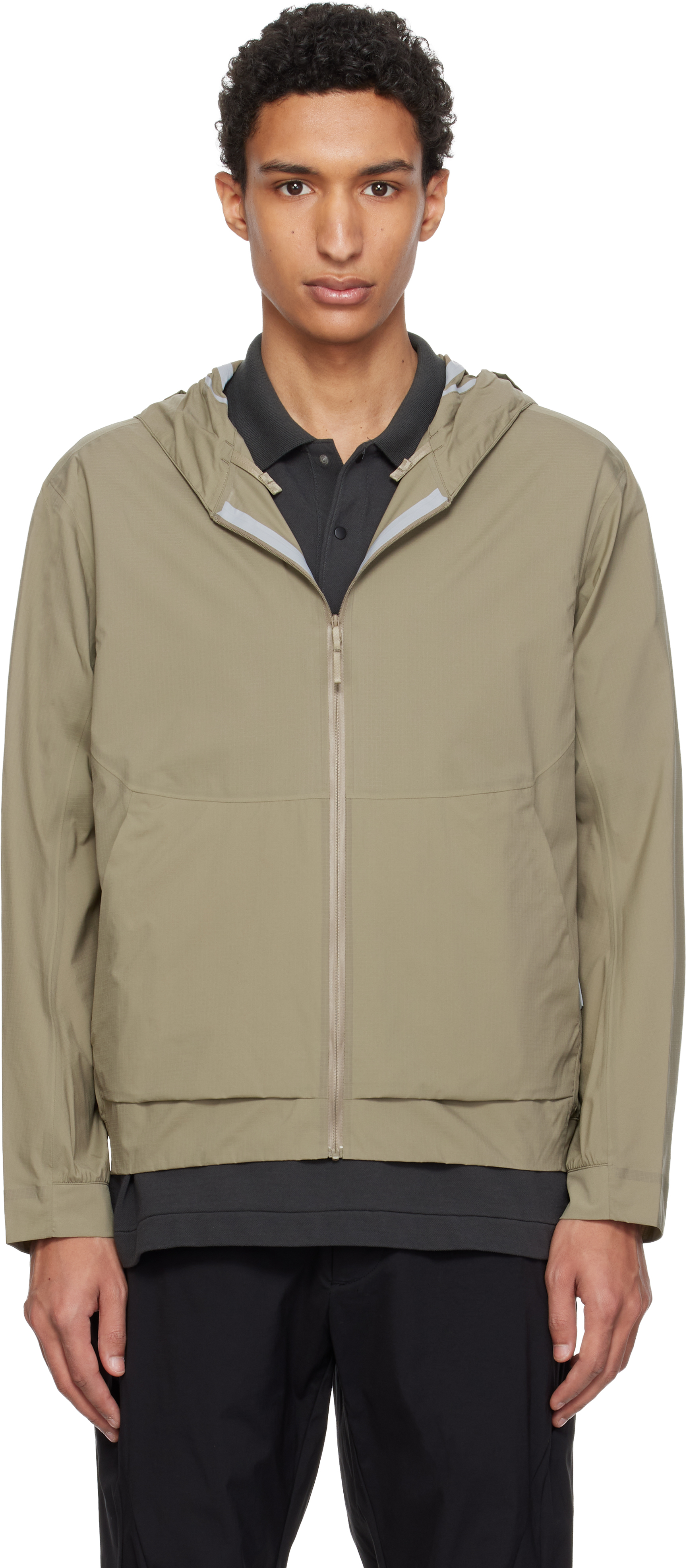 VEILANCE DEMLO ジップフーディー 25SS Veilance: Taupe Demlo Hoody Jacket | SSENSE