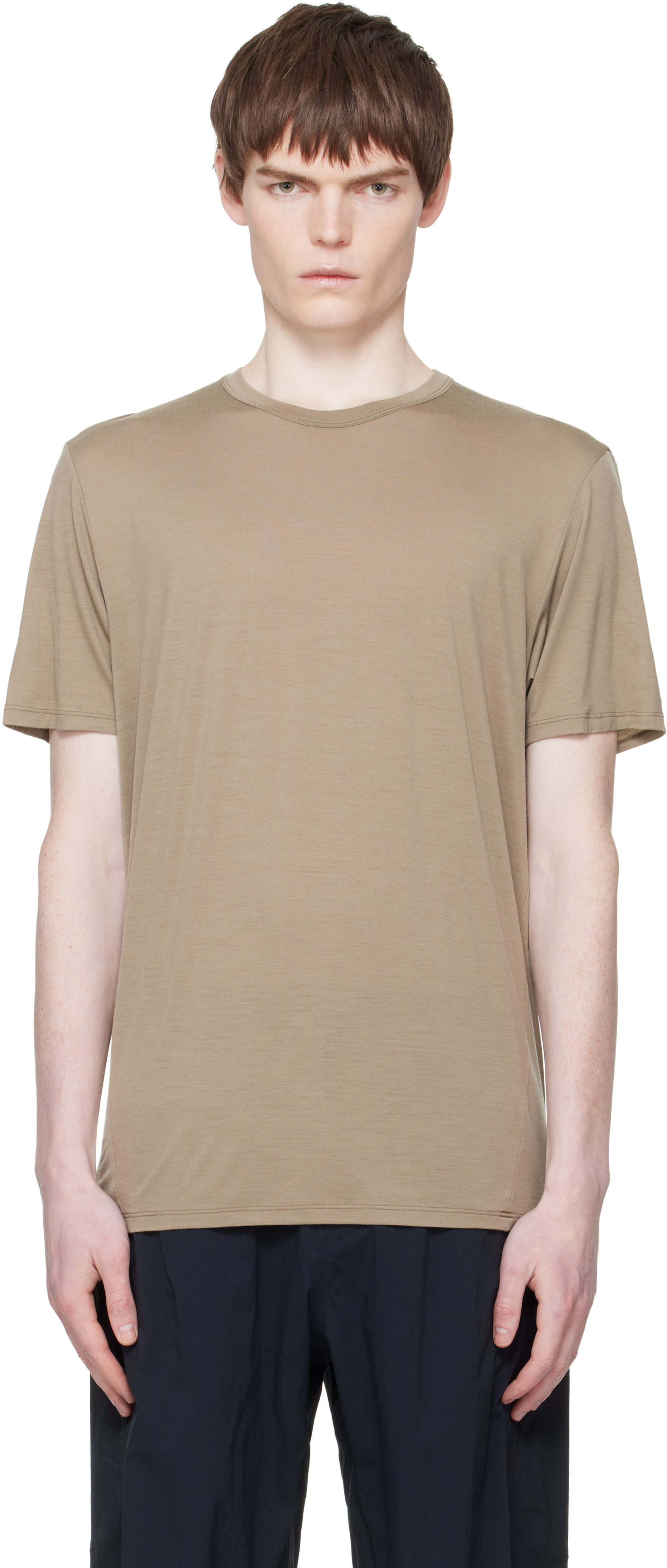 veilance Tシャツ Veilance: トープ Frame 半袖Tシャツ | SSENSE 日本
