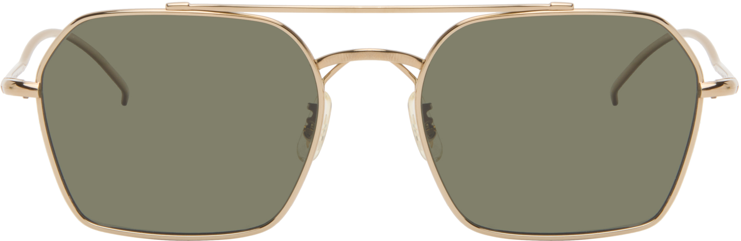 Oliver Peoples: ゴールド TK-15 サングラス | SSENSE 日本