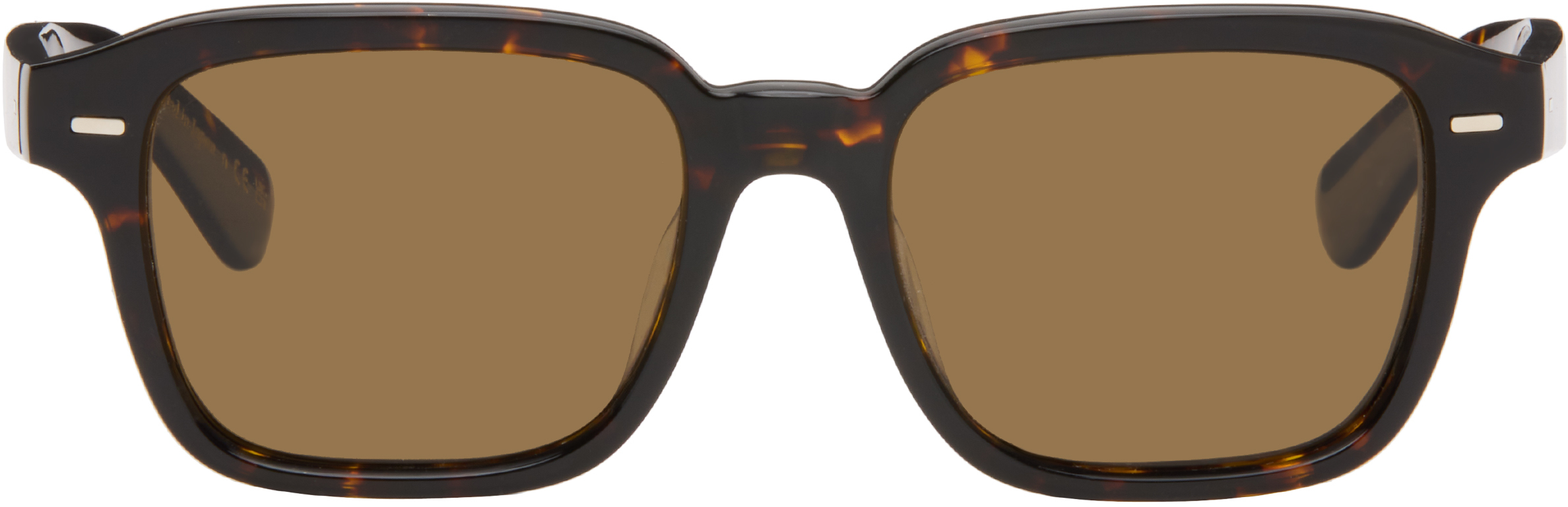 Oliver Peoples: ブラウン Errisson サングラス | SSENSE 日本