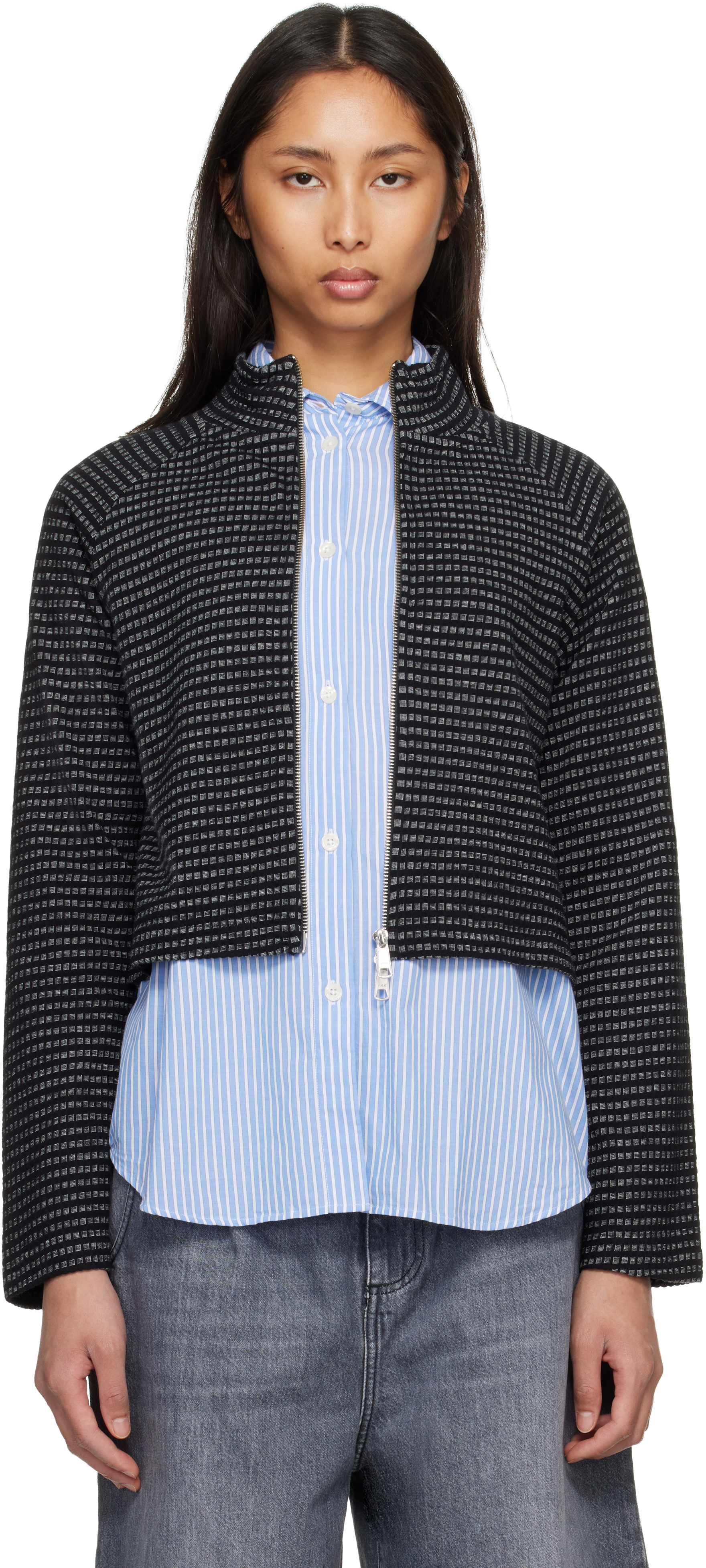 mfpen Brown Covet Full Zip Sweatshirt