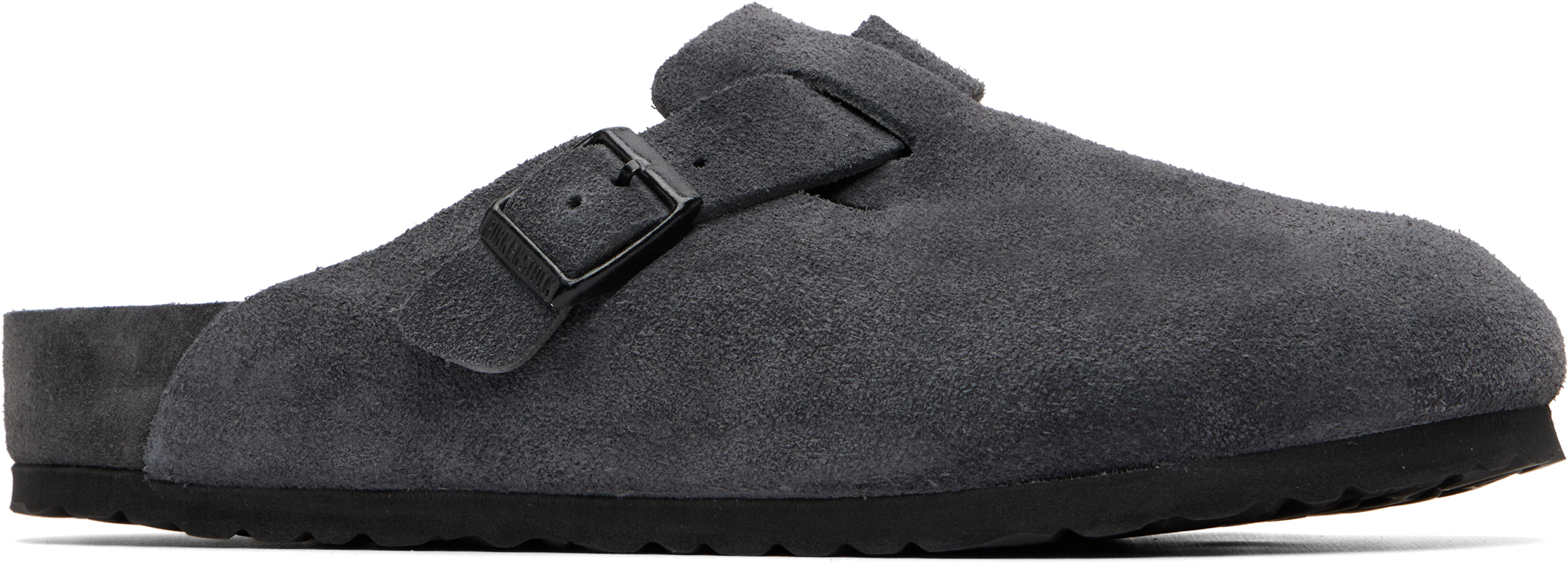 Birkenstock: グレー Boston レギュラー クロッグ | SSENSE 日本