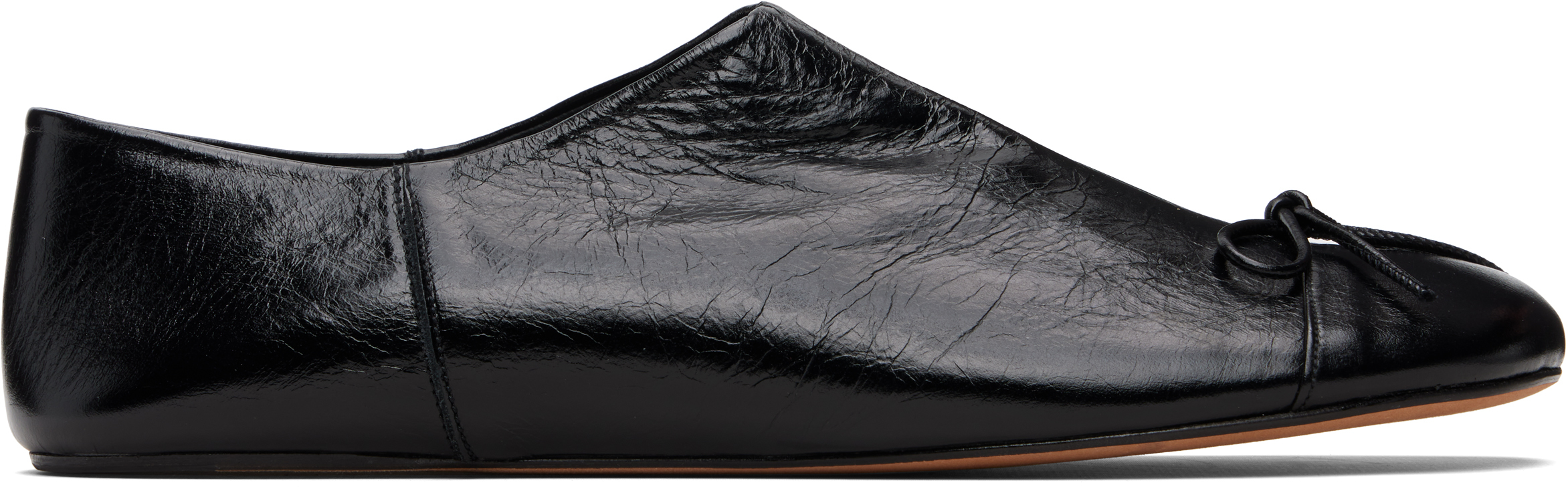 ABRA Black Babouch Ballerina Flats