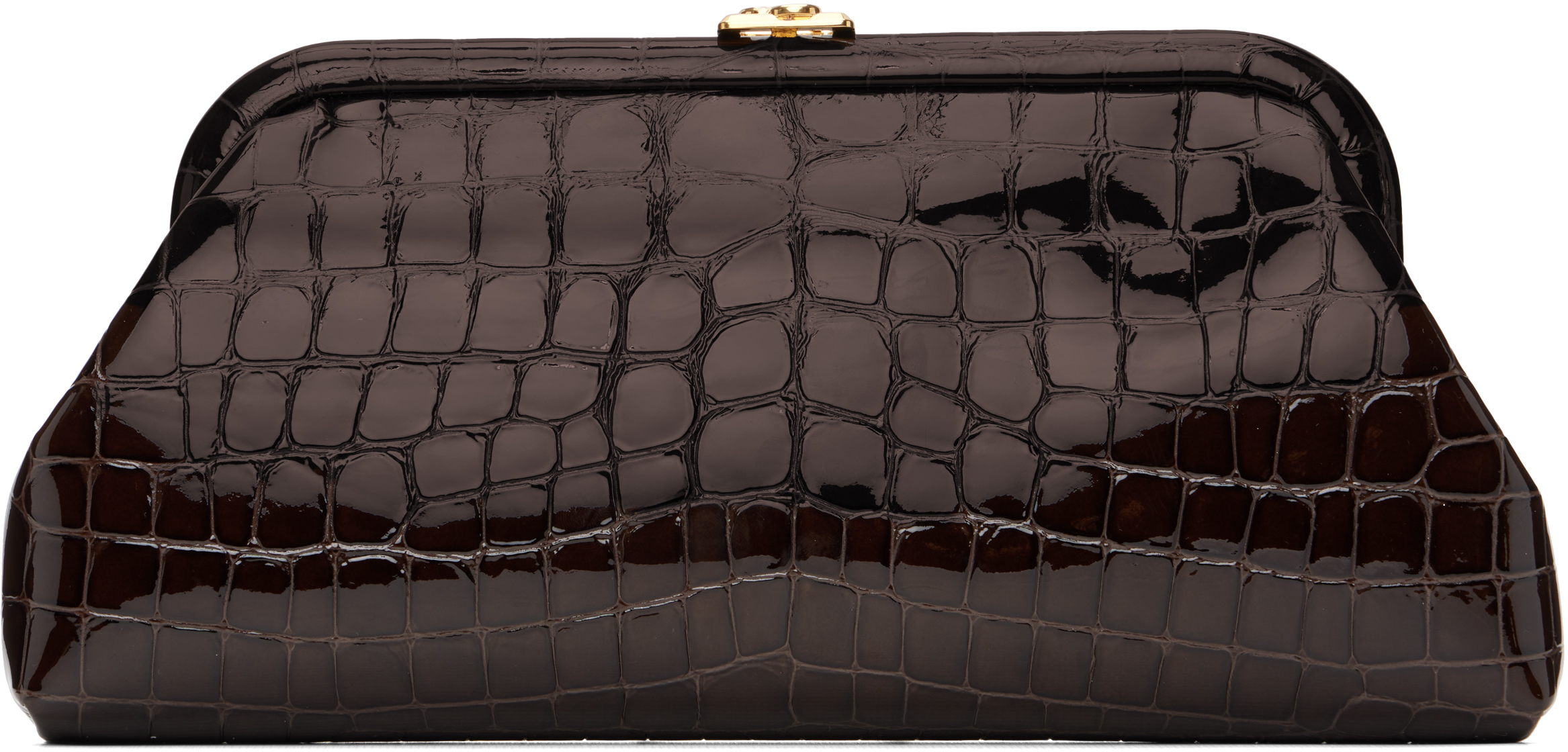 Jimmy Choo Burgundy Skylar Clutch