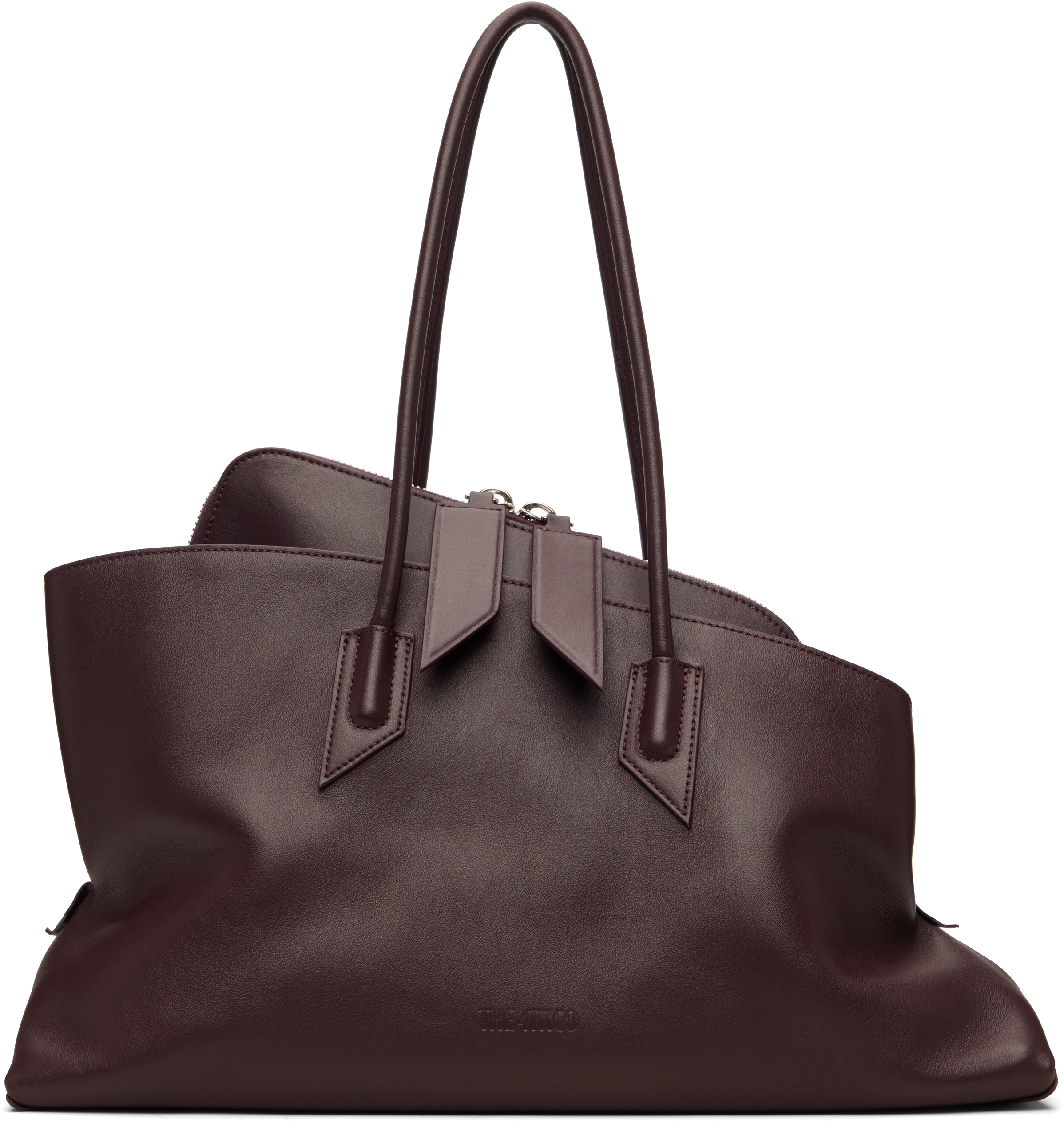 Burgundy 'La Passeggiata Medium' Top Handle Bag