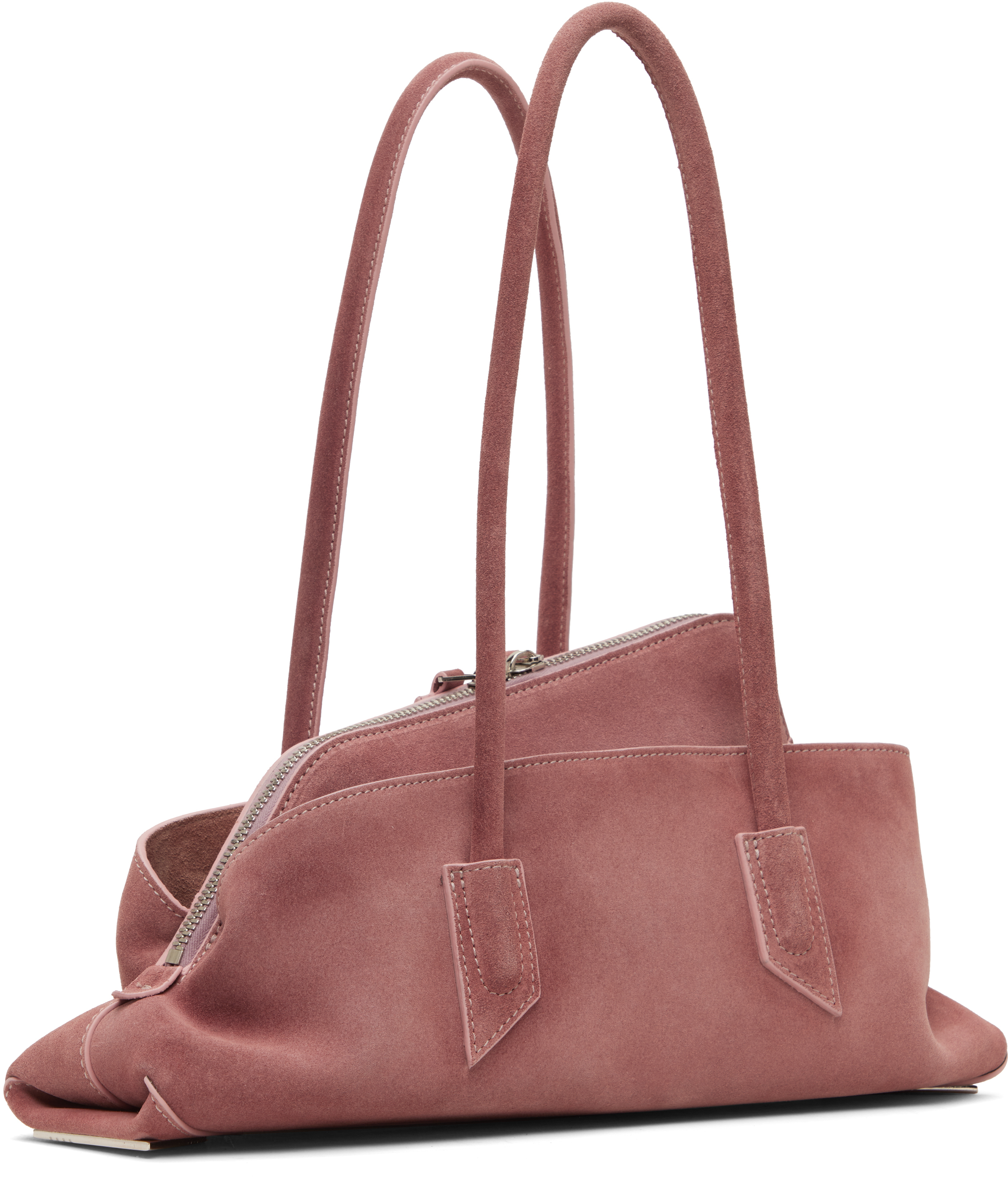 Attico Pink 'la Passeggiata' Small Top Handle Bag