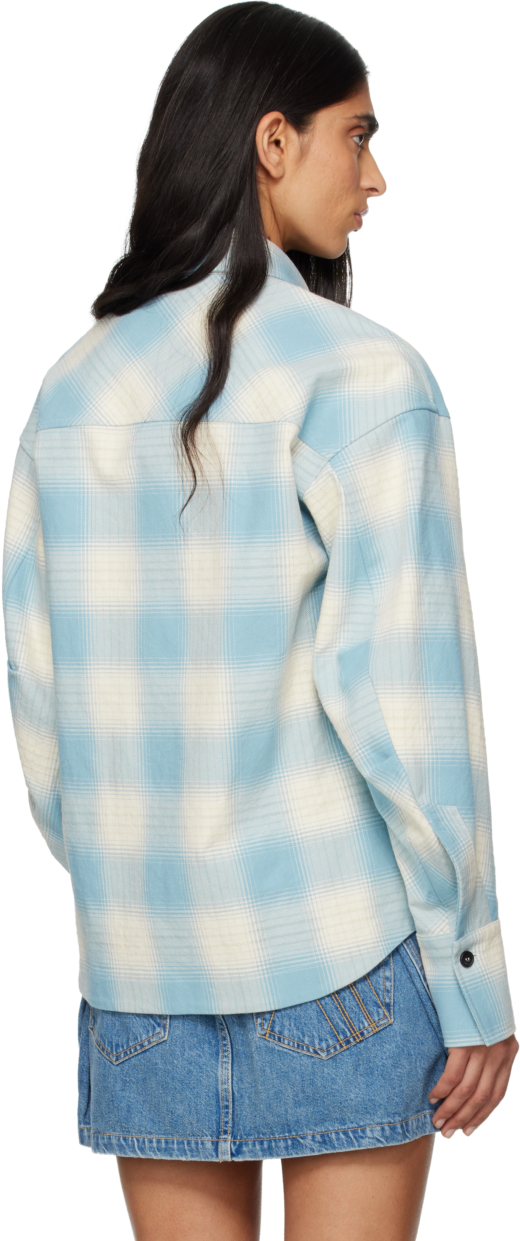 Attico Blue Eliza Shirt