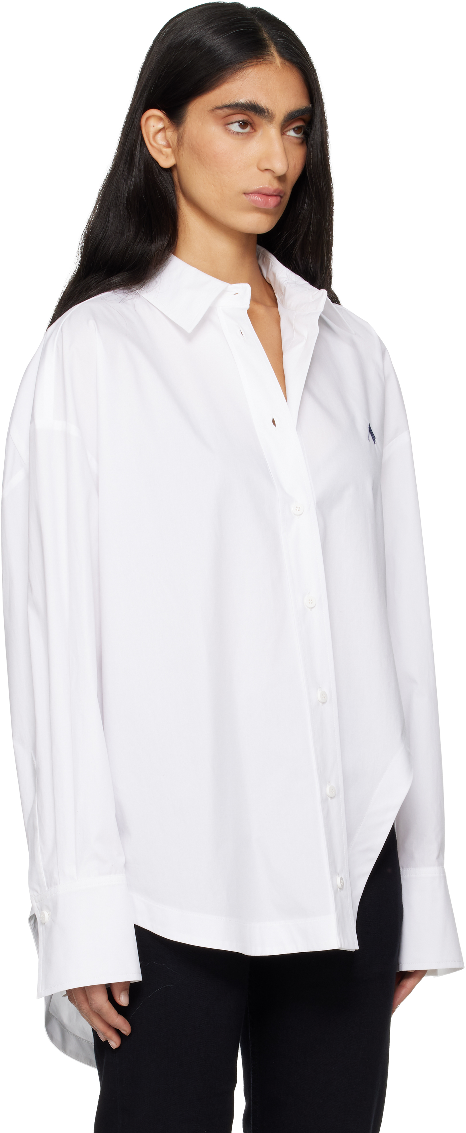 Attico White Diana Shirt In White