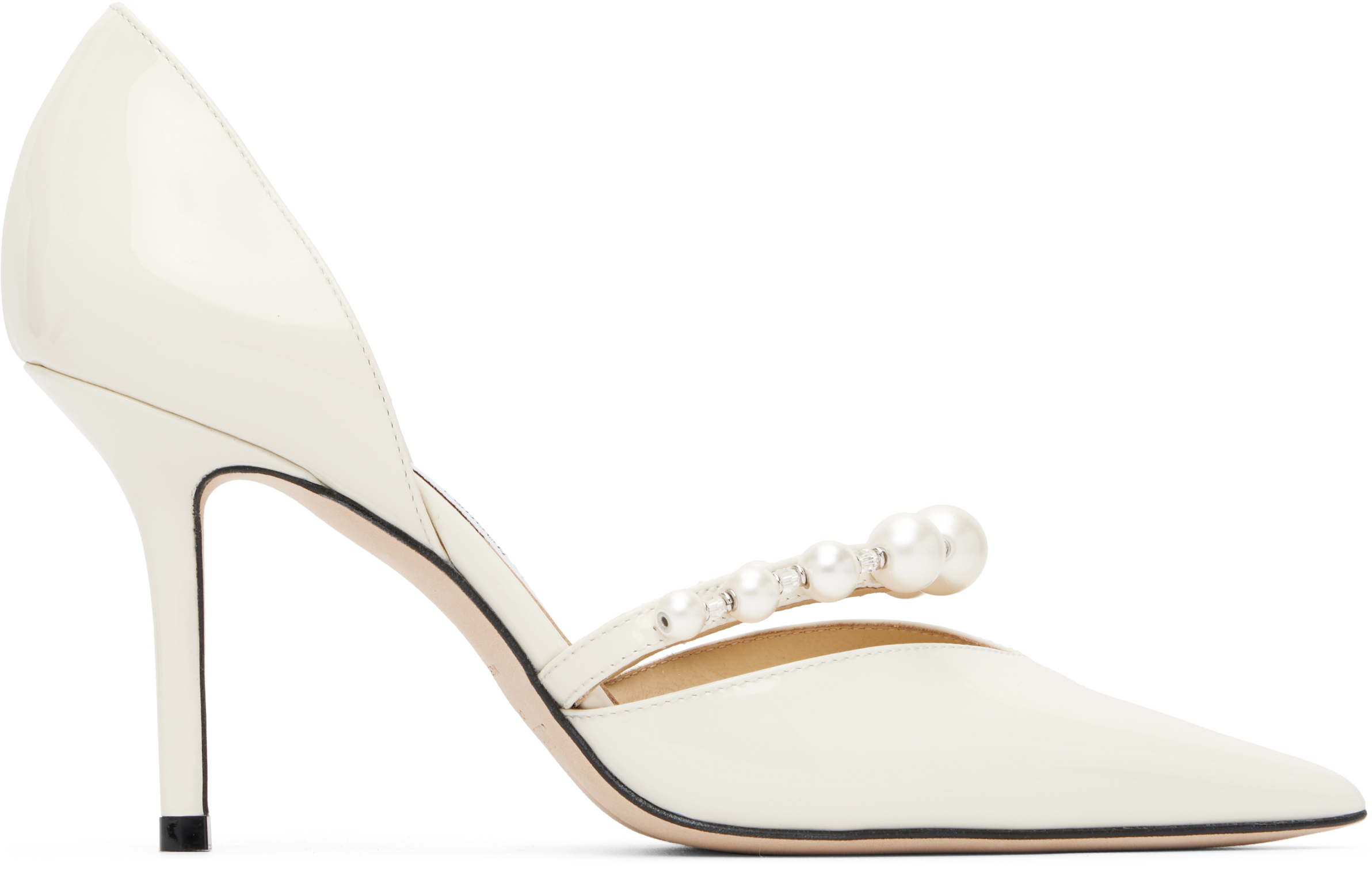 Jimmy Choo: Off-White Aurelie 85 Heels | SSENSE Canada