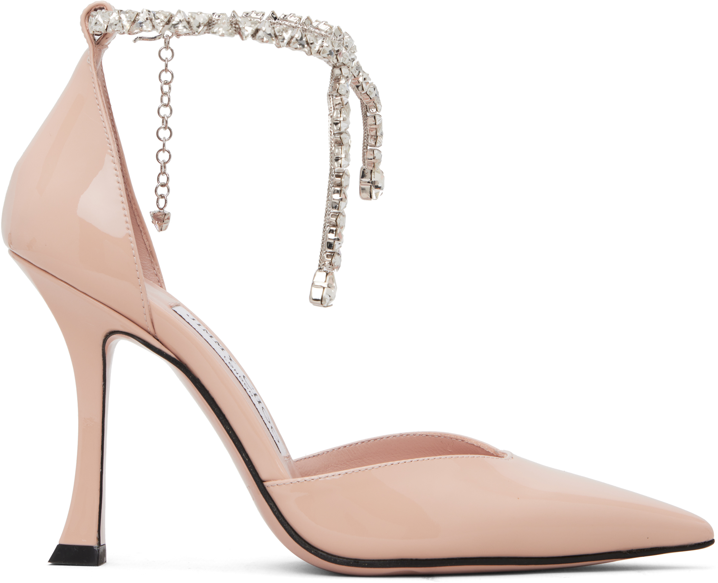 Jimmy Choo: ピンク Stevie 100 ヒール | SSENSE 日本