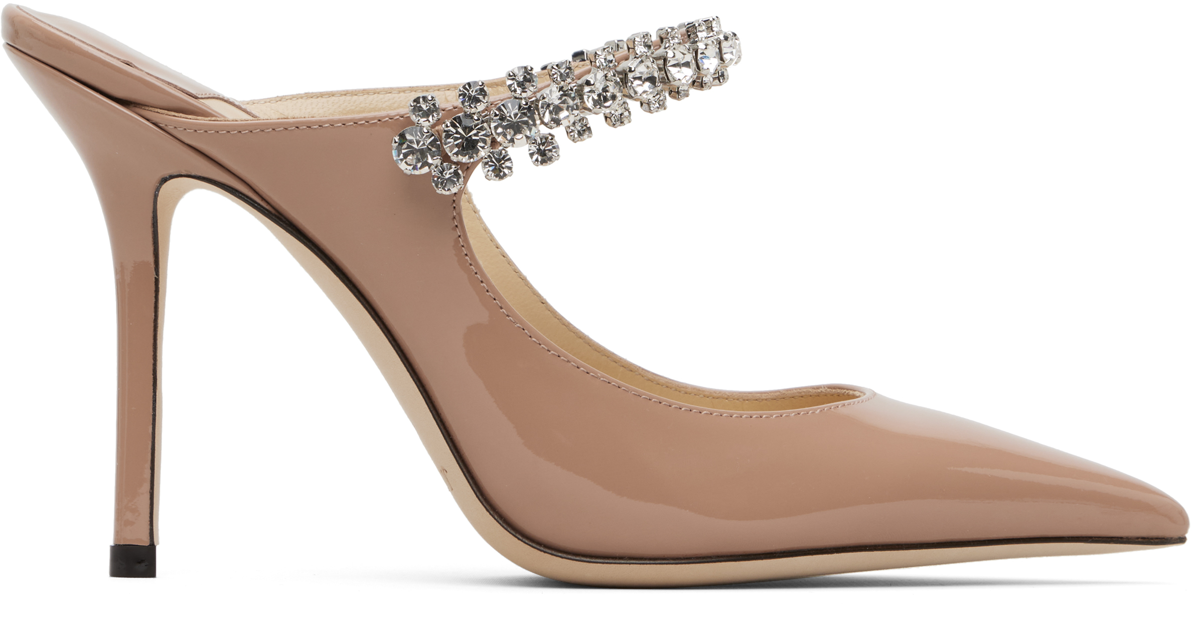 Jimmy Choo: Pink Bing 100 Heels | SSENSE