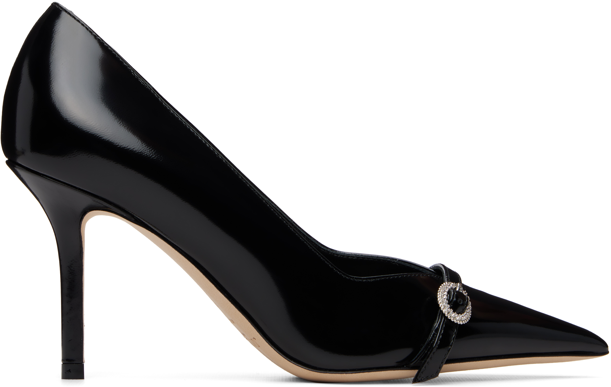 Jimmy Choo: Black Keari 85 Heels | SSENSE