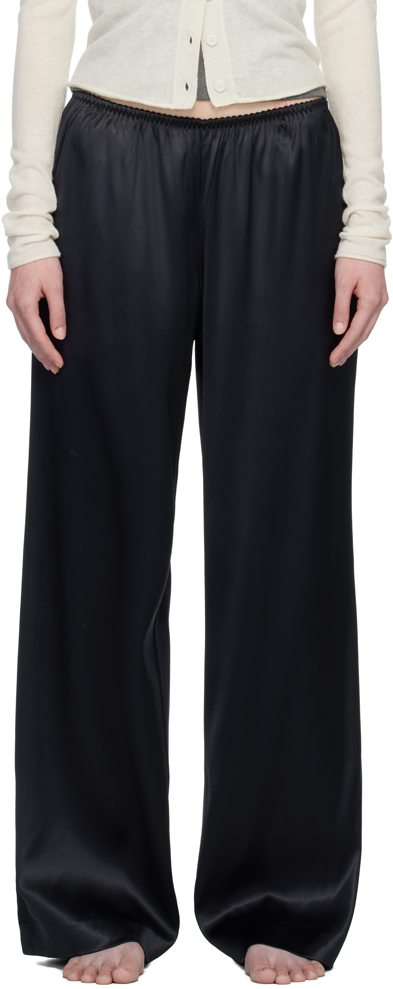 Pantalon De Sport Skims Femme - XXL Noir - Large - Lyocell - Occasion