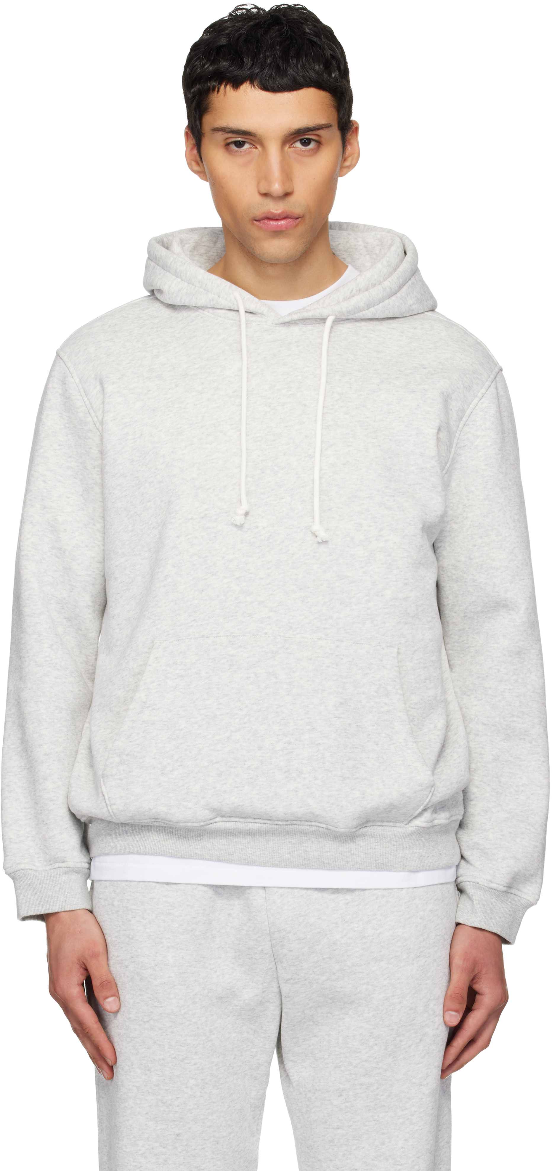 SKIMSのグレー Fleece Lounge クラシック フーディがセール中