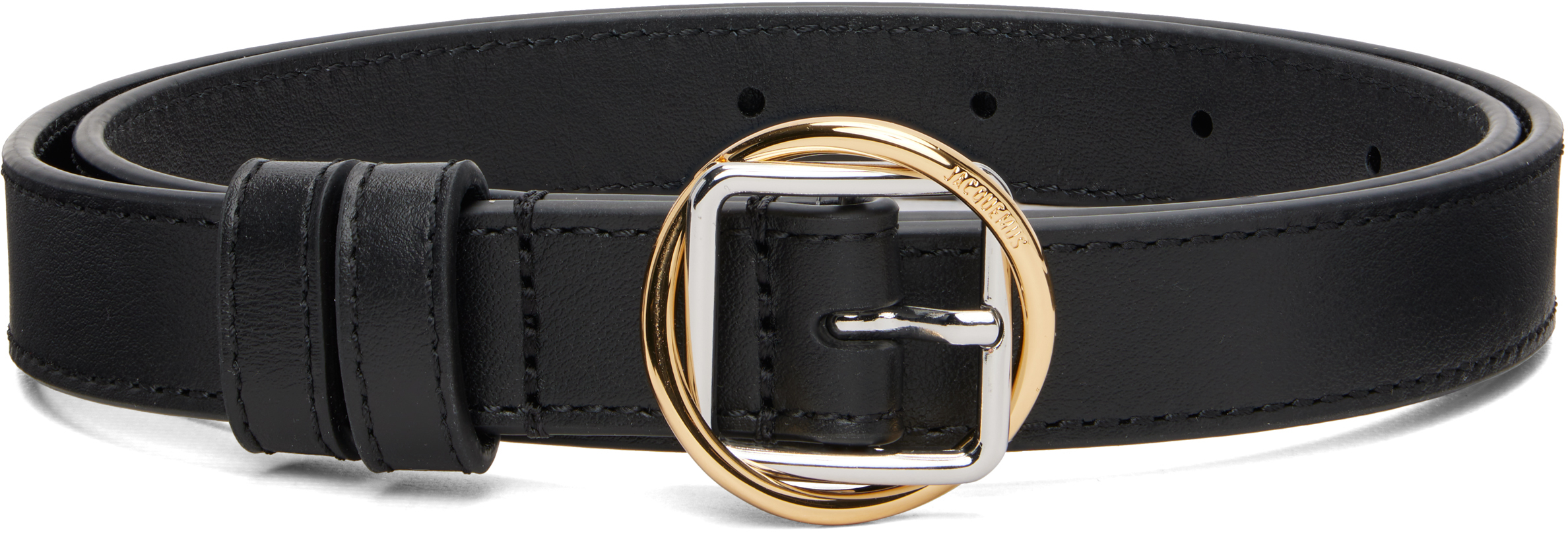 Jacquemus The Salon Leather Belt, Black Jacquemus Leather belt  main image 2