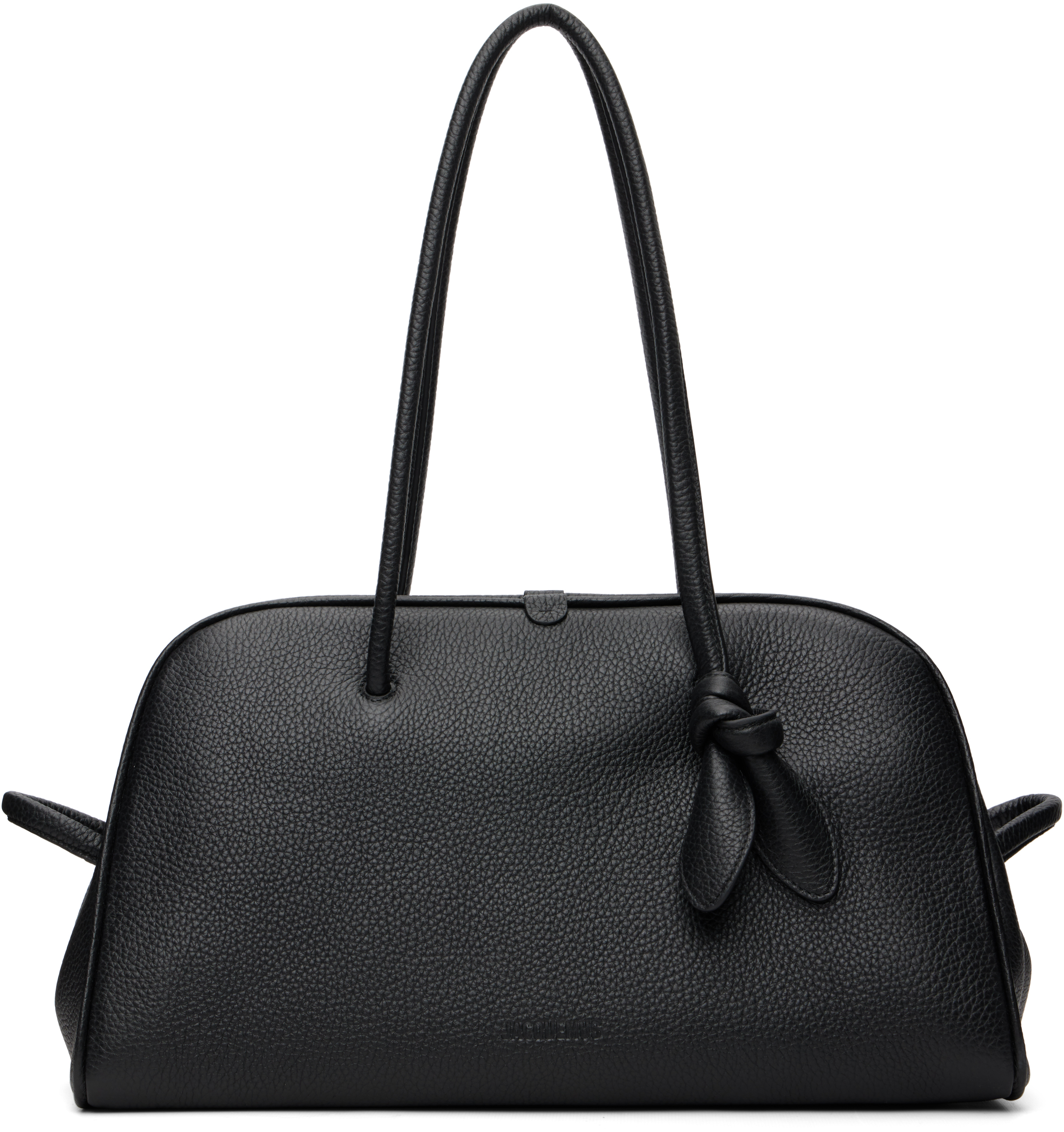 タグあり　JACQUEMUS 黒 フリル ベアトップ　36 JACQUEMUS: ブラック La Croisière 'The Turismo' バッグ | SSENSE 日本