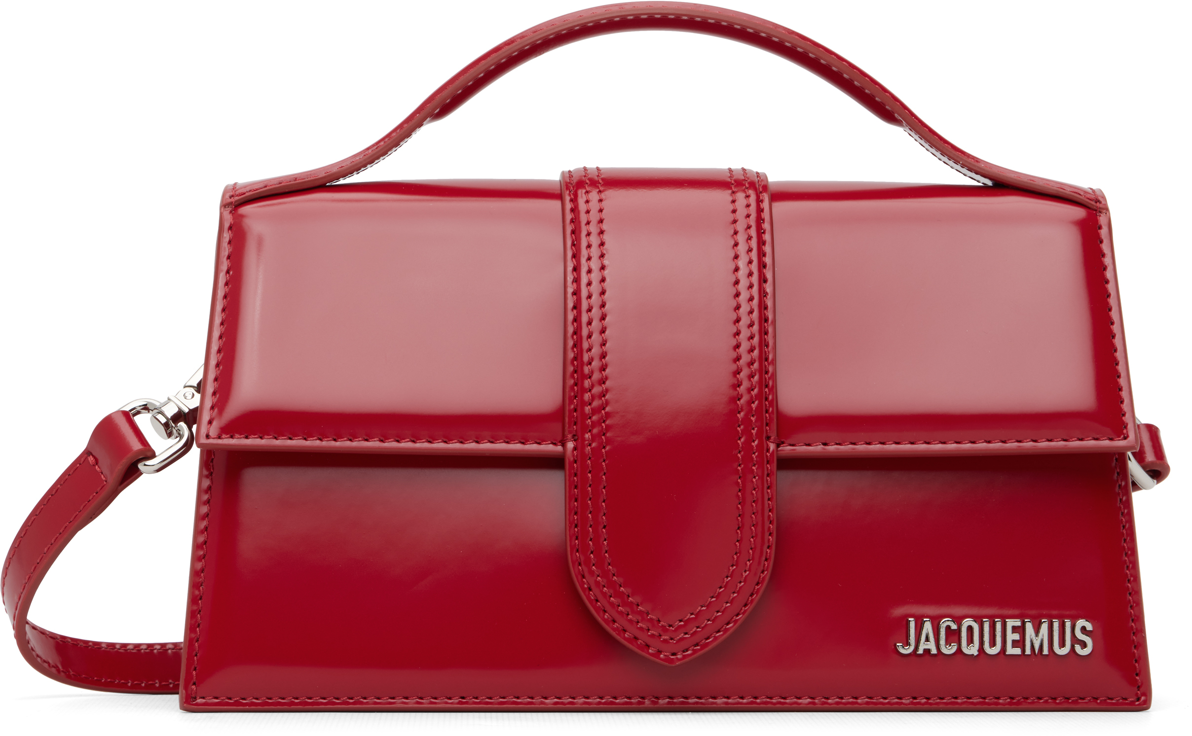 JACQUEMUS Red Les Classiques 'The large Bambino' Bag