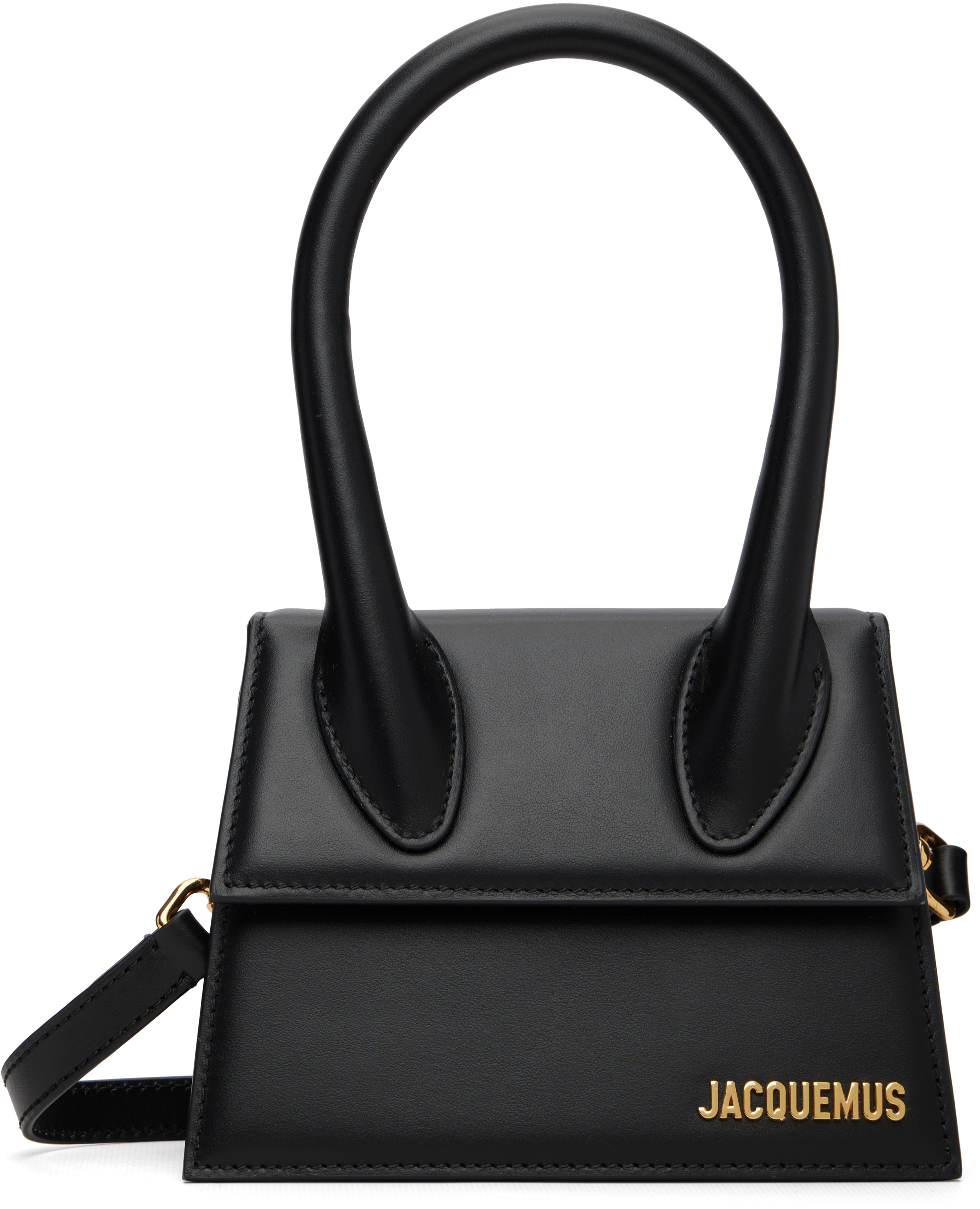 JACQUEMUS: Black Les Classiques 'The medium Chiquito' Bag | SSENSE