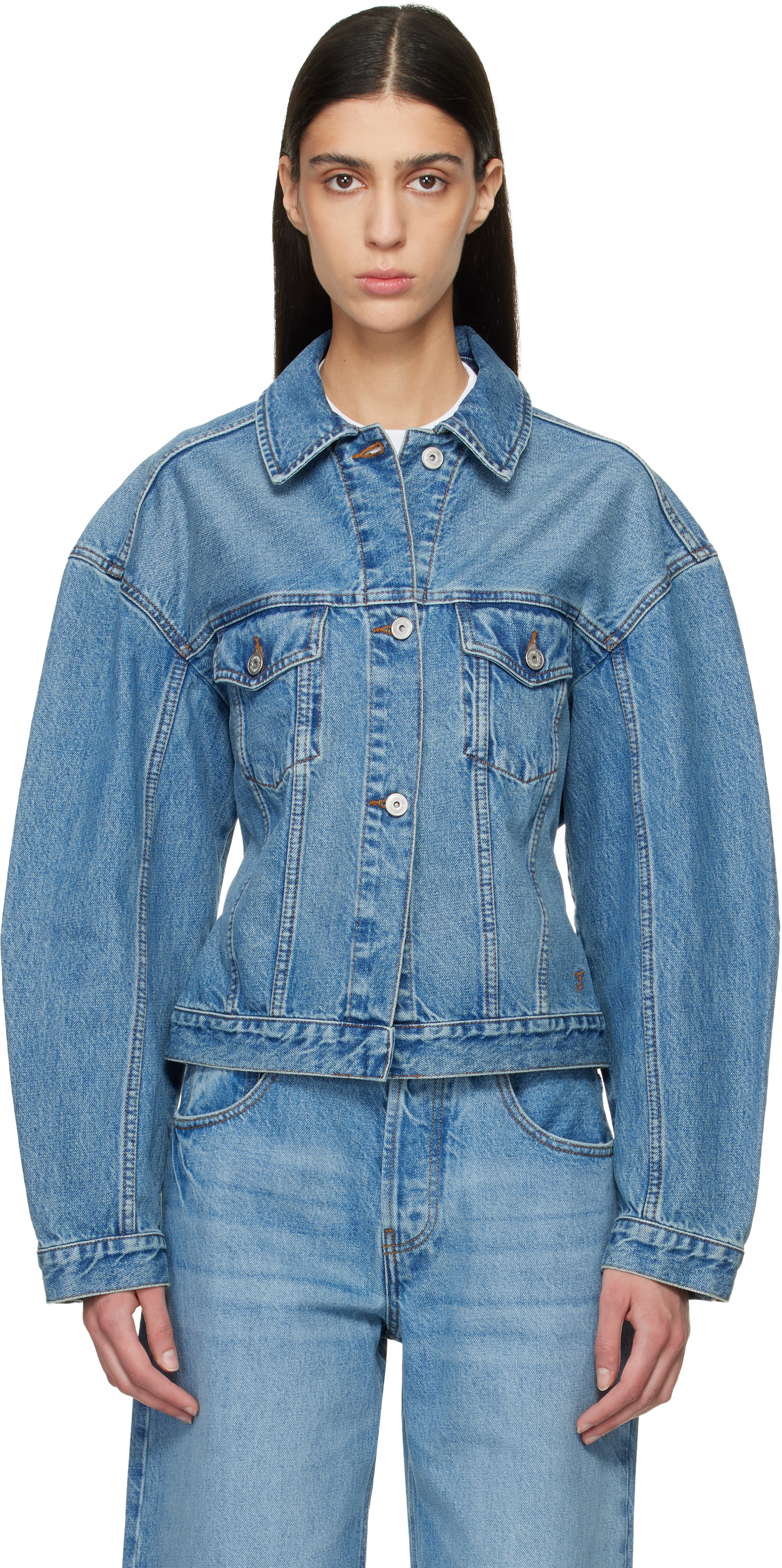 JACQUEMUS: ブルー Le Paysan 'The de-Nîmes' デニムジャケット