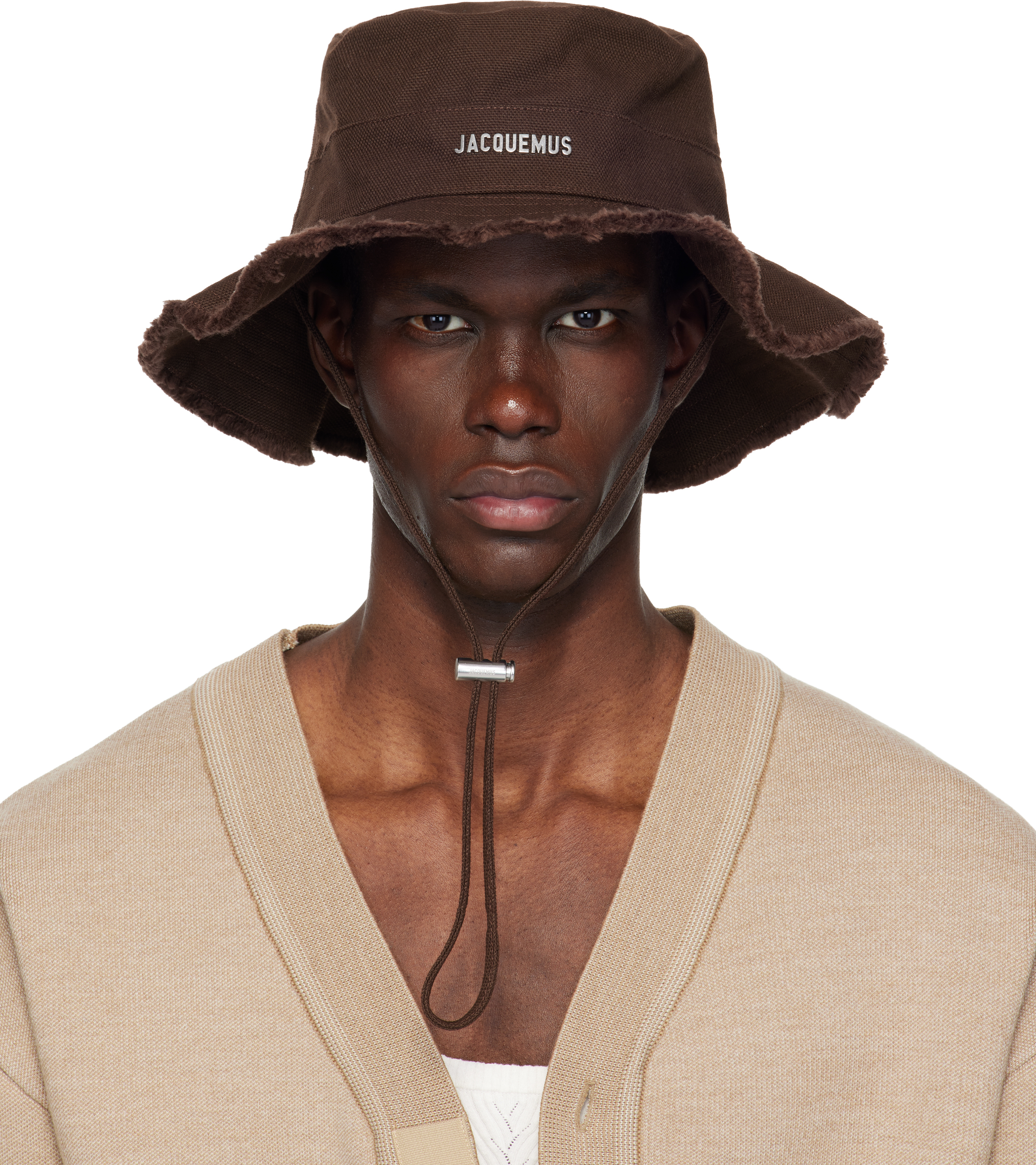 jacquemus バケットハット JACQUEMUS: ブラウン 'The Artichaut' バケットハット | SSENSE 日本